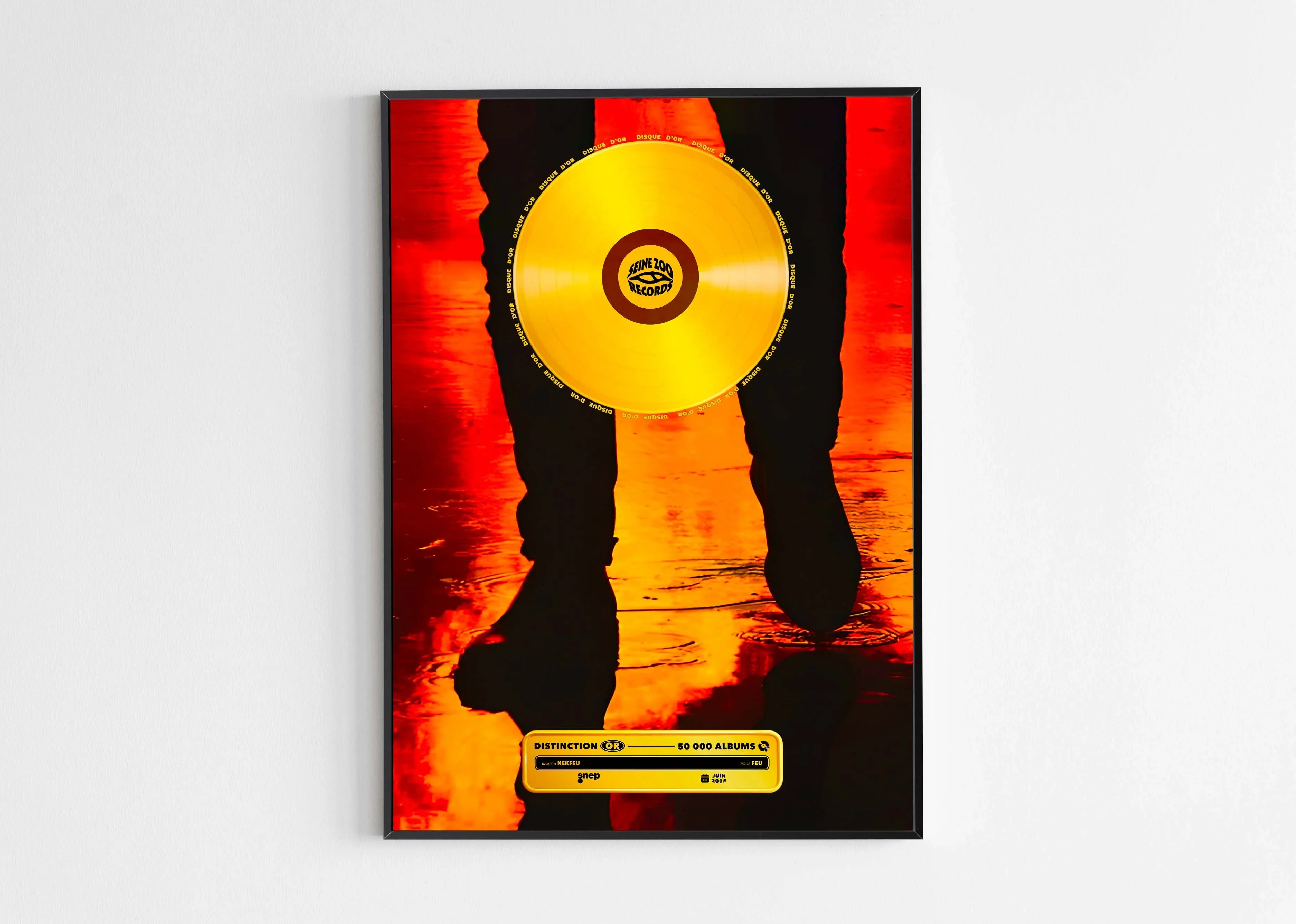 Disque D'Or Feu Nekfeu - Backyard