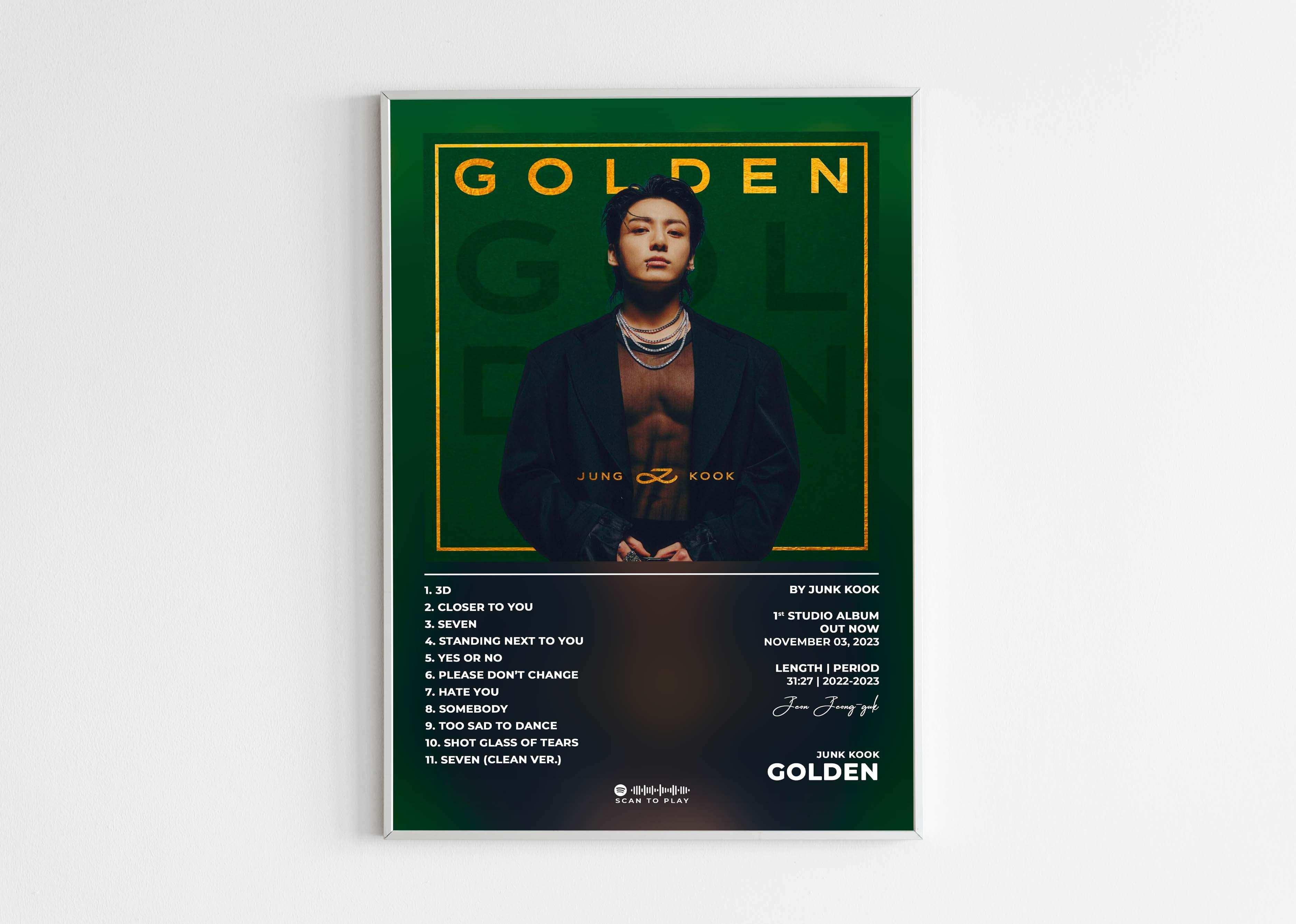 Golden Junk Kook Poster - Backyard
