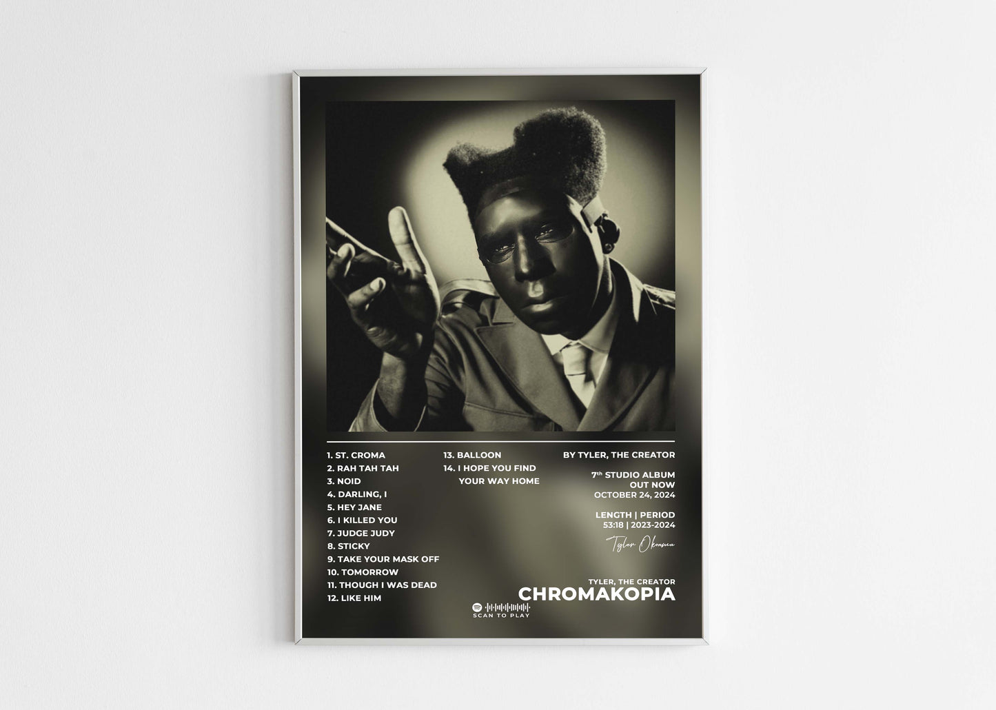 Chromakopia Tyler The Creator Poster