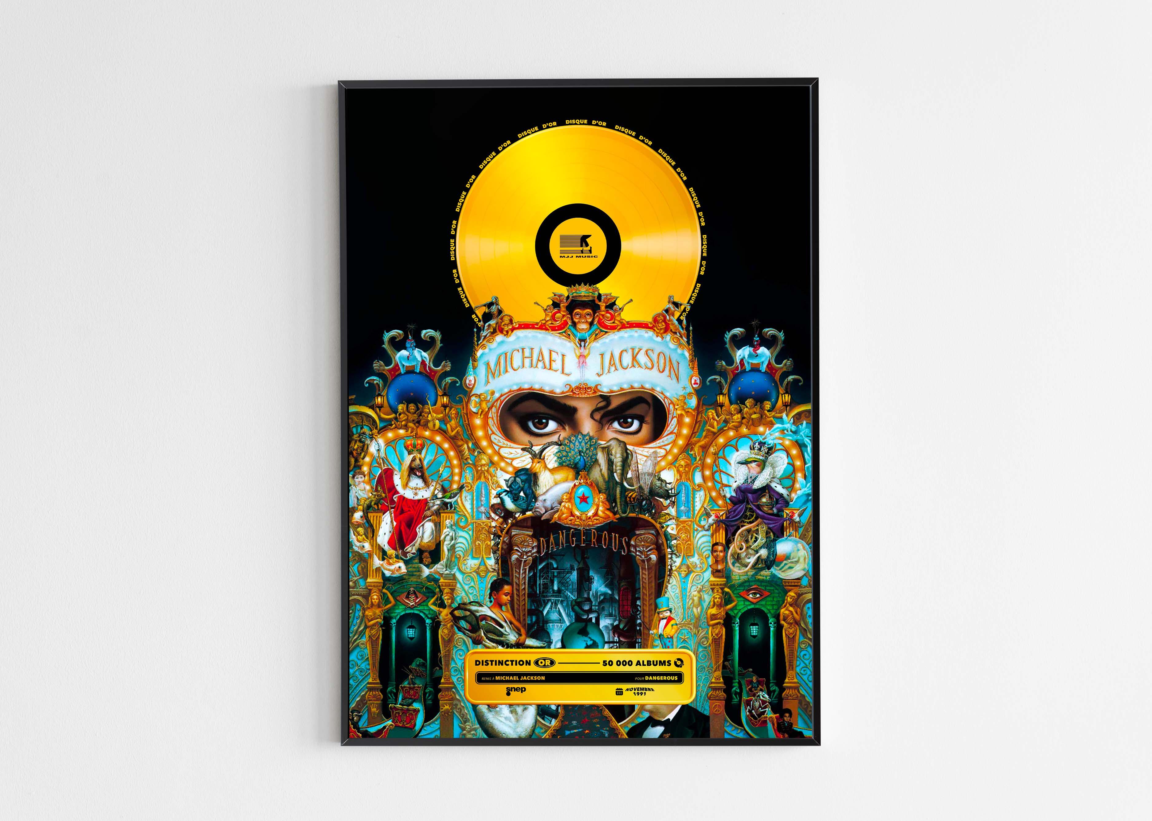 Disque D'or Dangerous Michael Jackson - Backyard