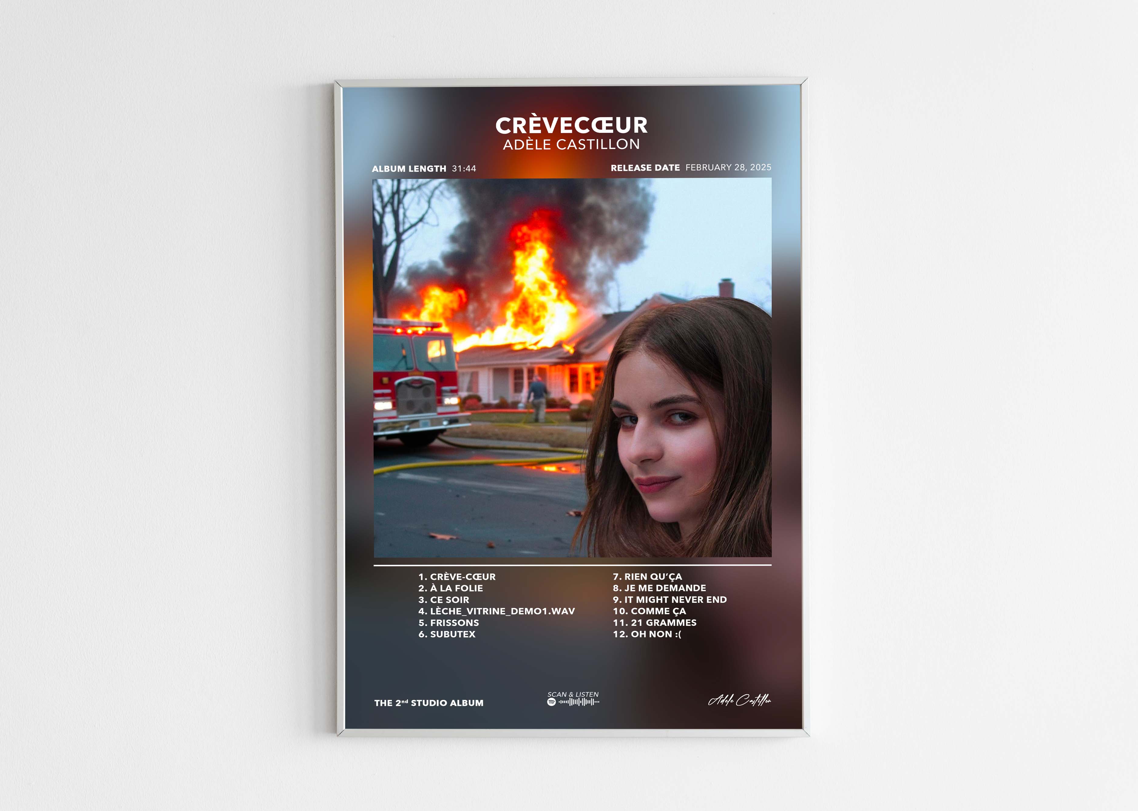 Poster Crèvecœur Adèle Castillon
