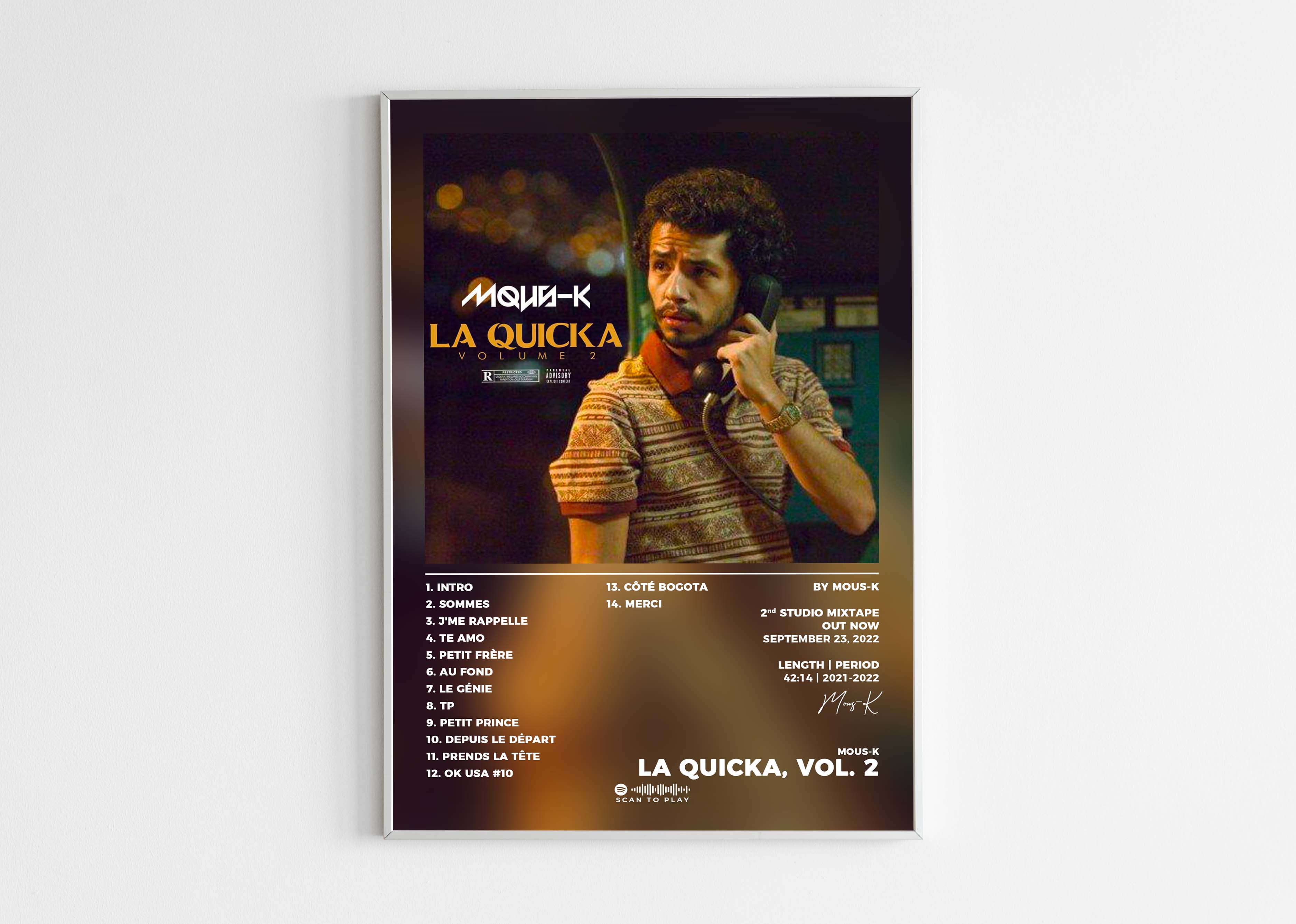 Poster La Quicka Vol 2 Mous-K
