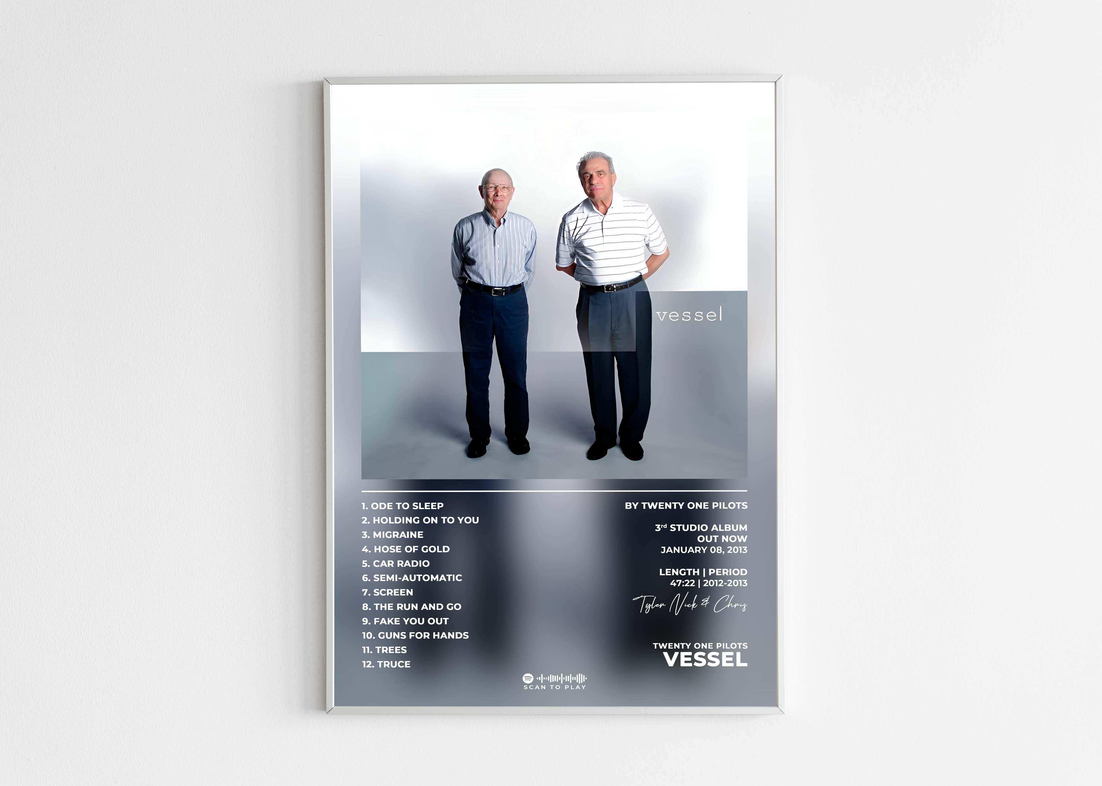 Vessel Twenty One Pilots Poster - Backyard