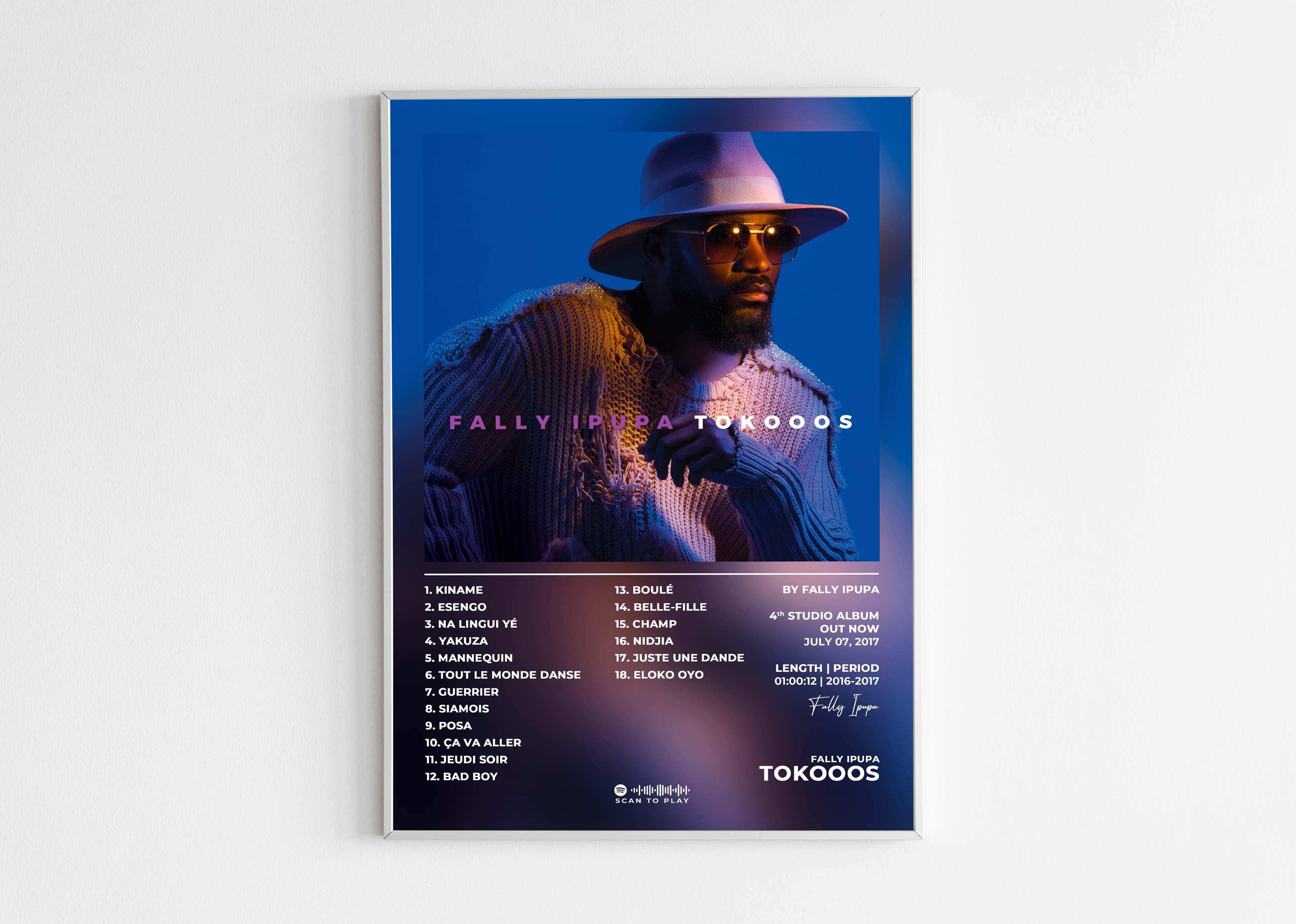 Tokooos Fally Ipupa Poster - Backyard