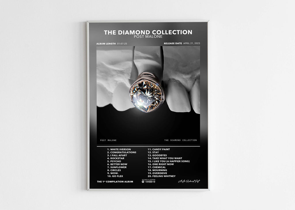 Poster The Diamond Collection Post Malone