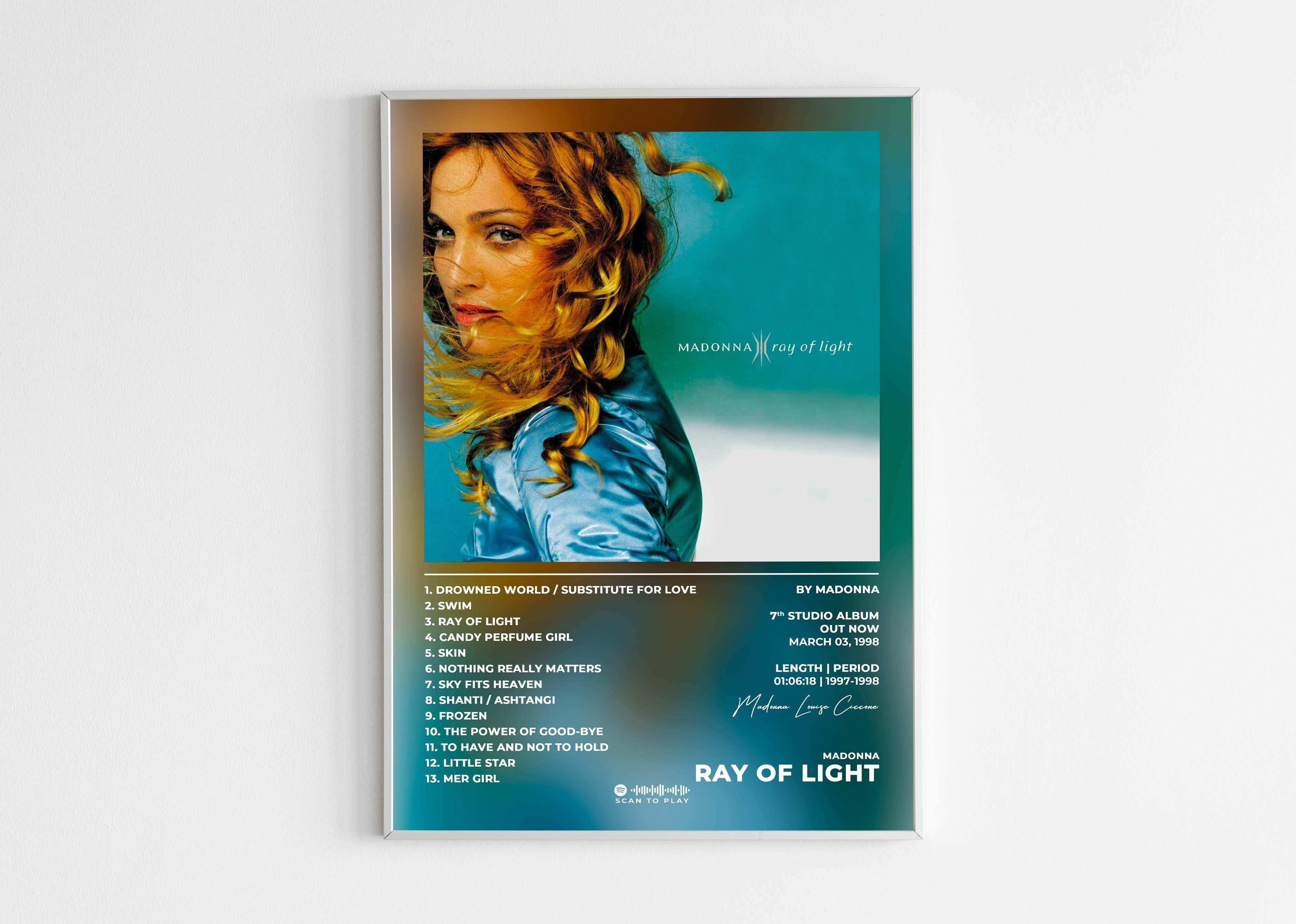 Poster Ray Of Light Madonna - Backyard