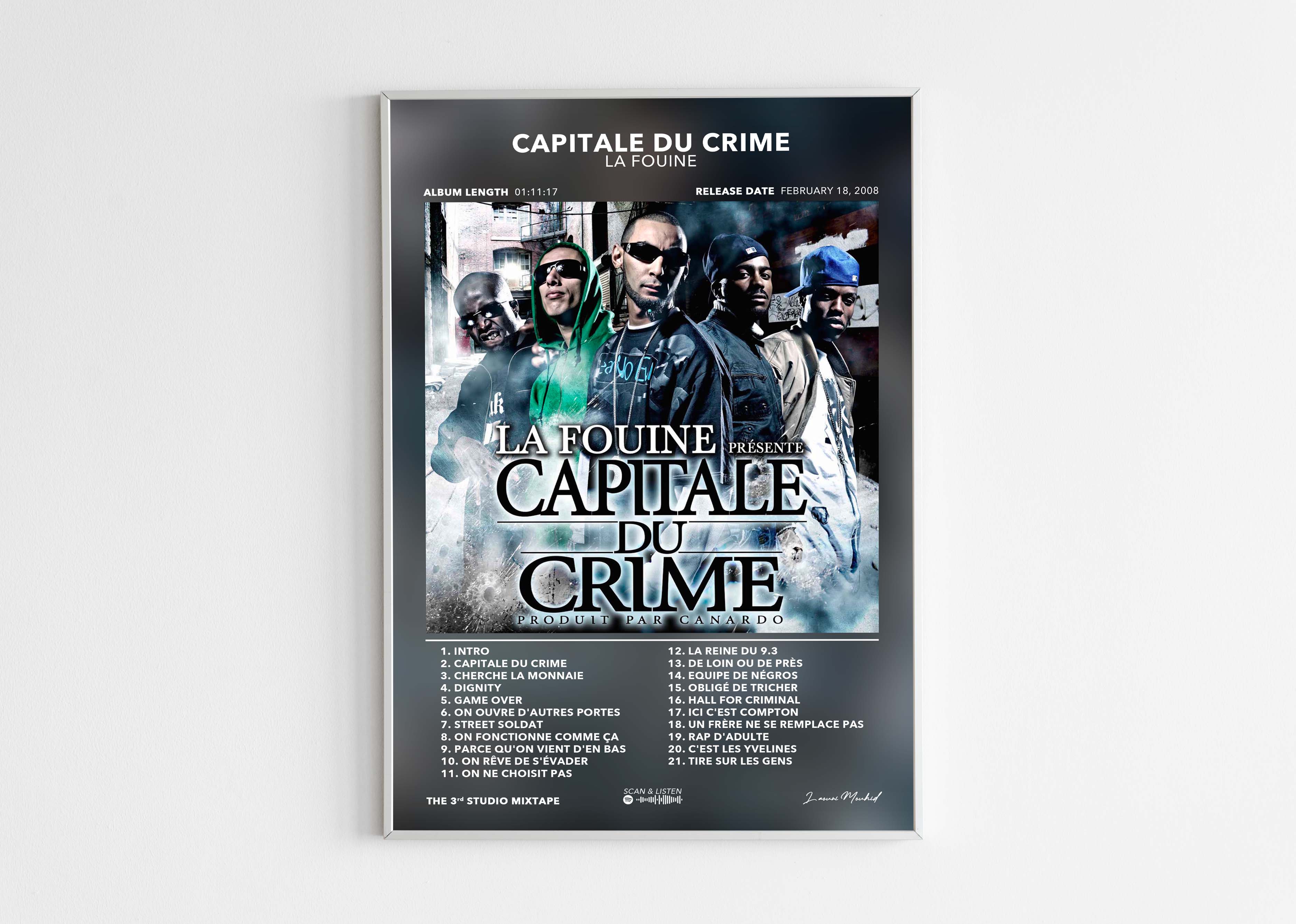 Poster Capitale Du Crime La Fouine