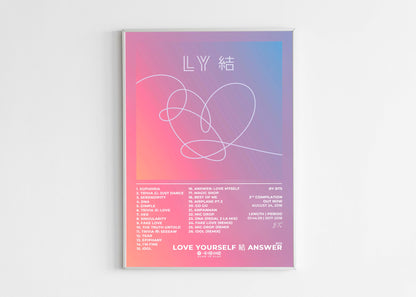 Love Yourself : Answer BTS Poster