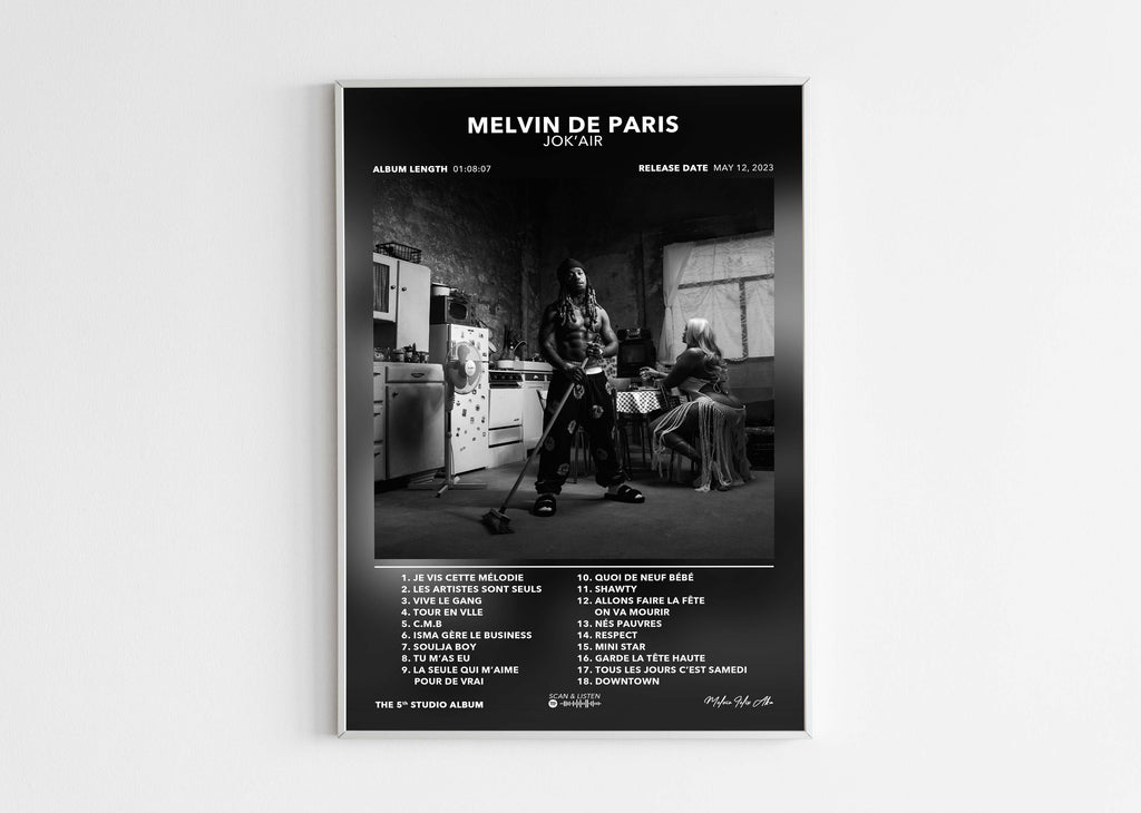 Poster Melvin De Paris Jokair