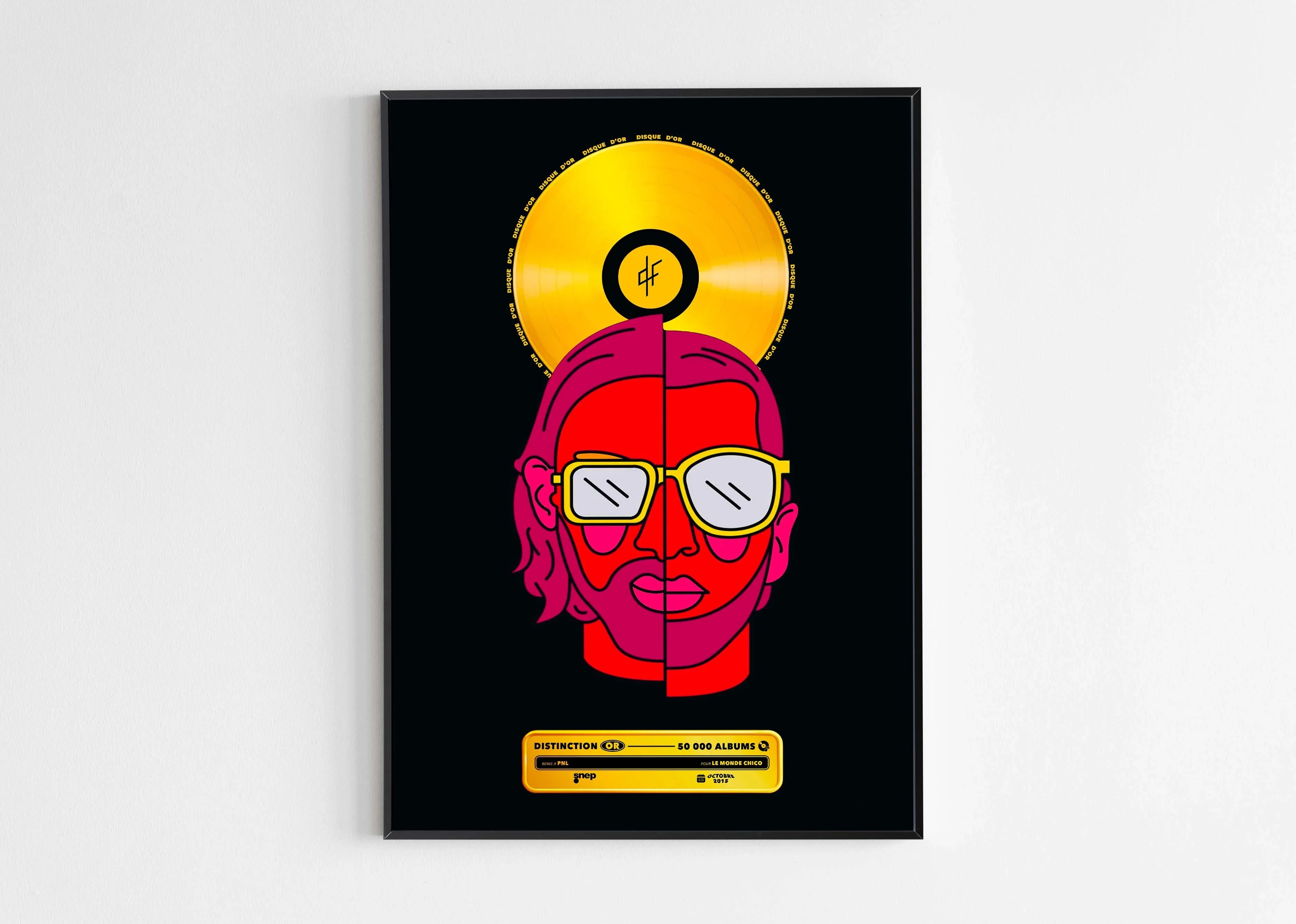 Disque D'Or Le Monde Chico PNL - Backyard