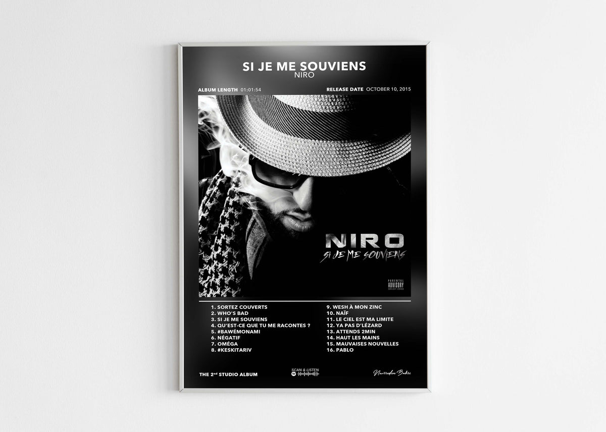 Poster Si J'Me Souviens Niro