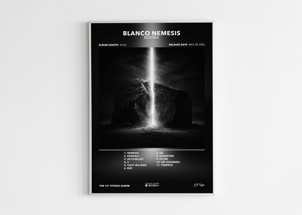 Poster Blanco Nemesis Booba