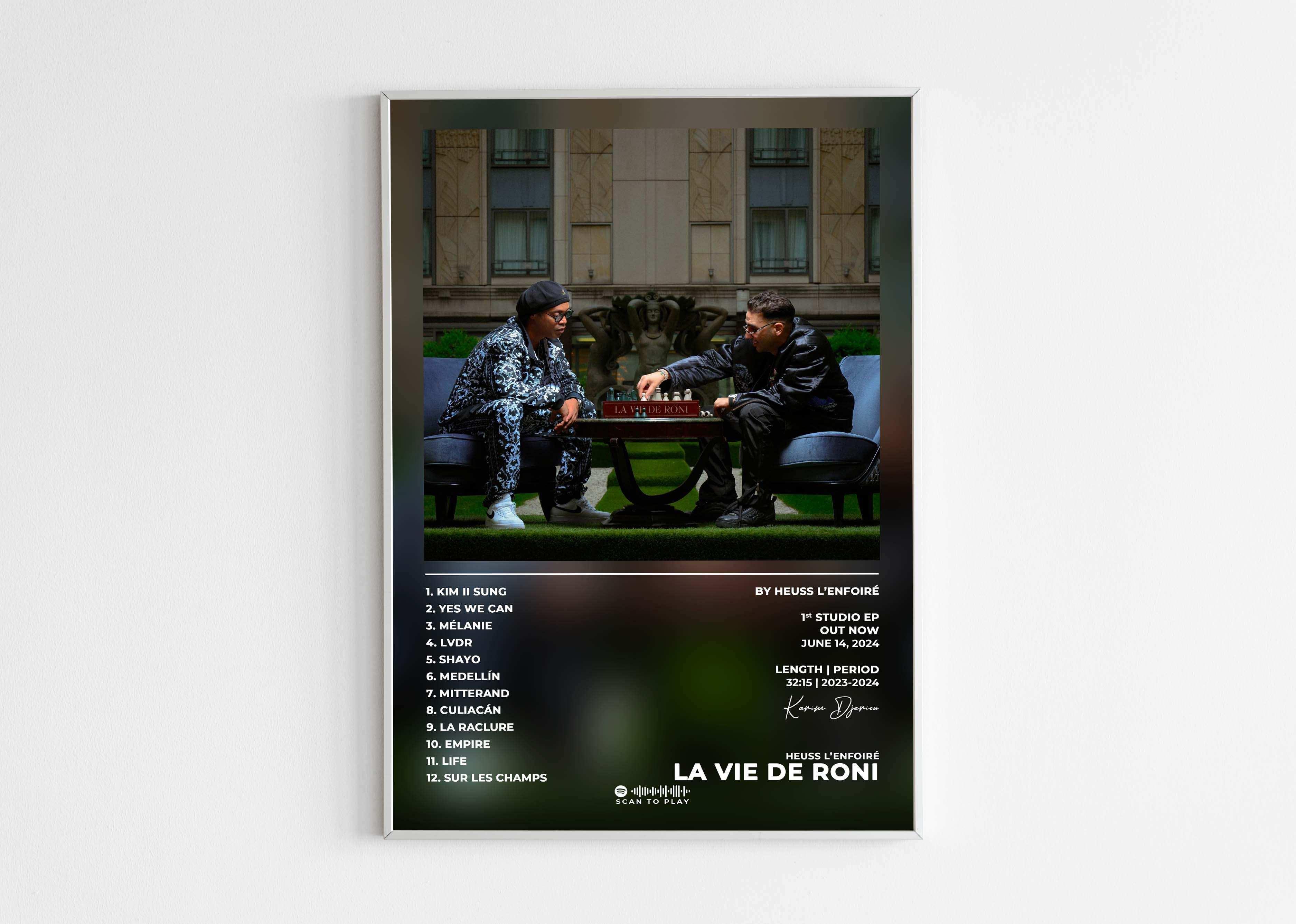 La Vie De Roni Heuss l'Enfoiré Poster - Backyard