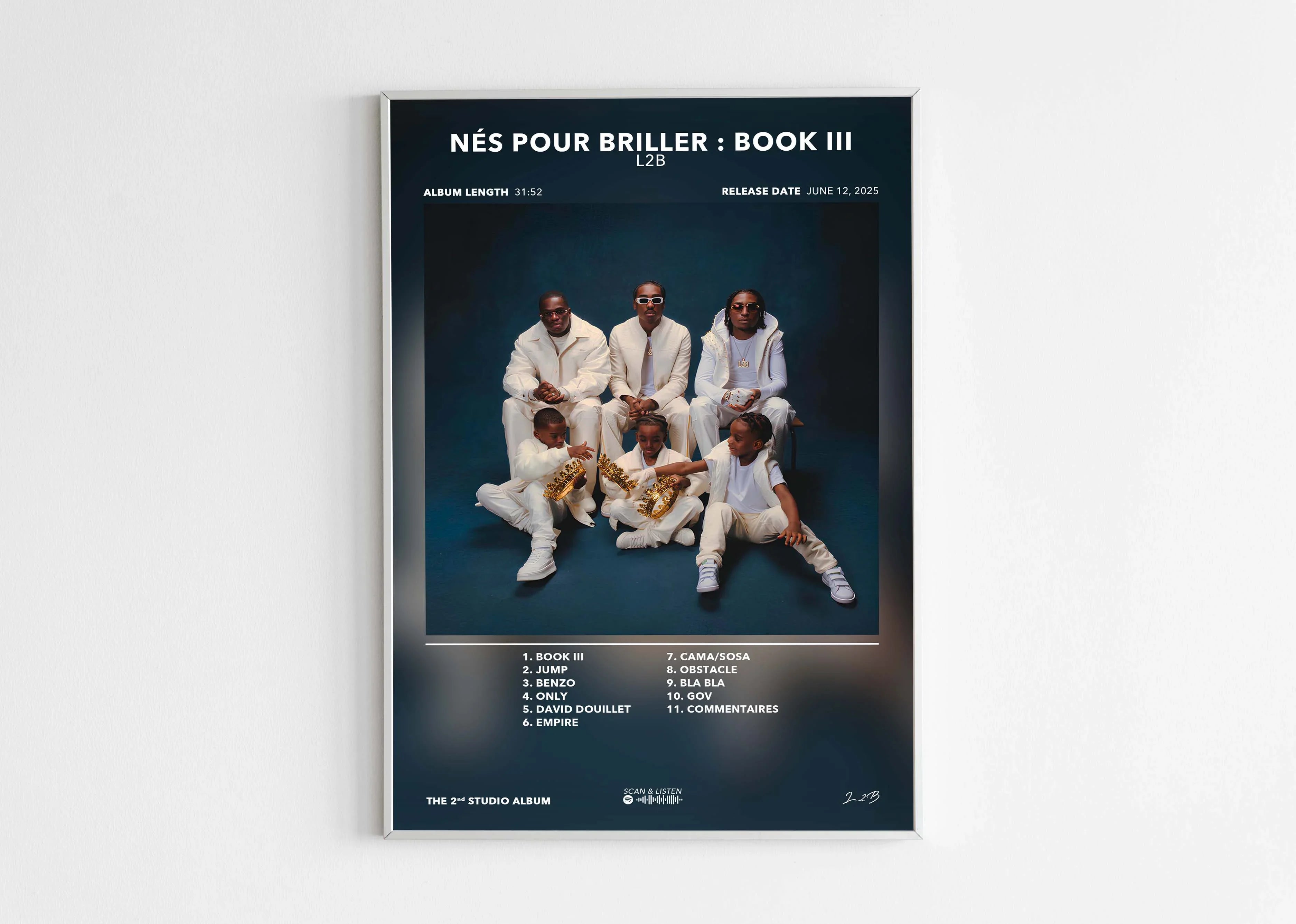 Poster Nés Pour Briller 3 L2B