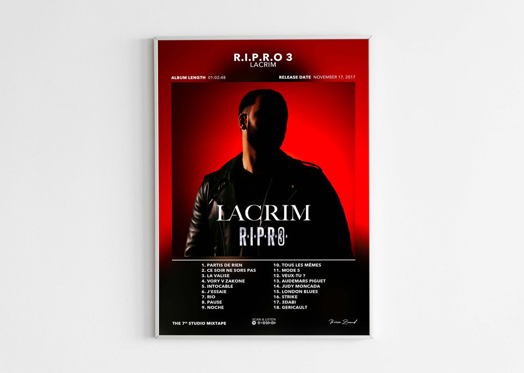Poster RIPRO 3 Lacrim
