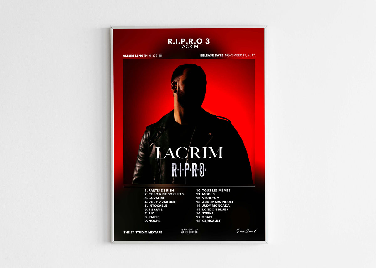 Poster RIPRO 3 Lacrim