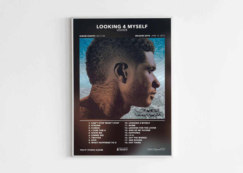 Poster Looking 4 Myself Usher - Backyard