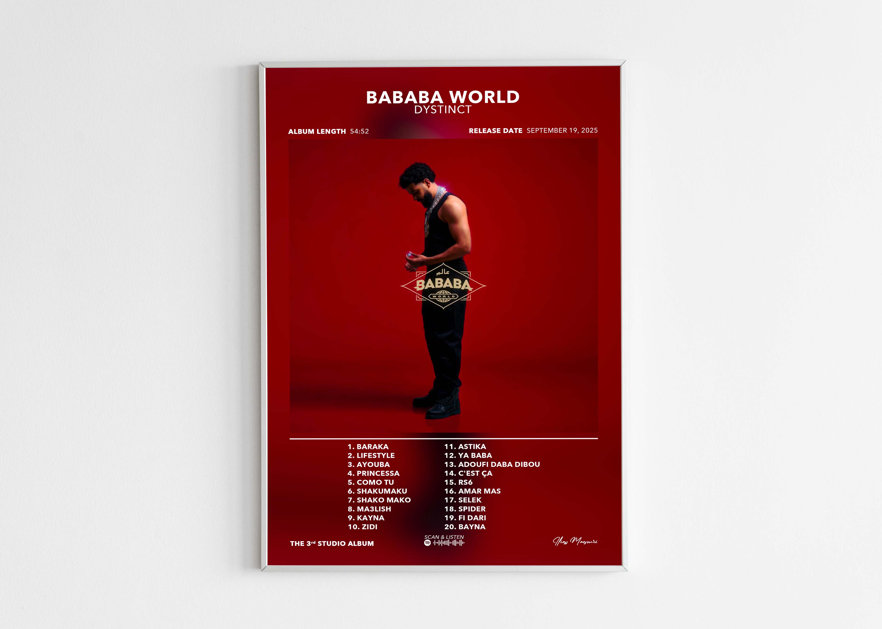Poster Bababa World Dystinct
