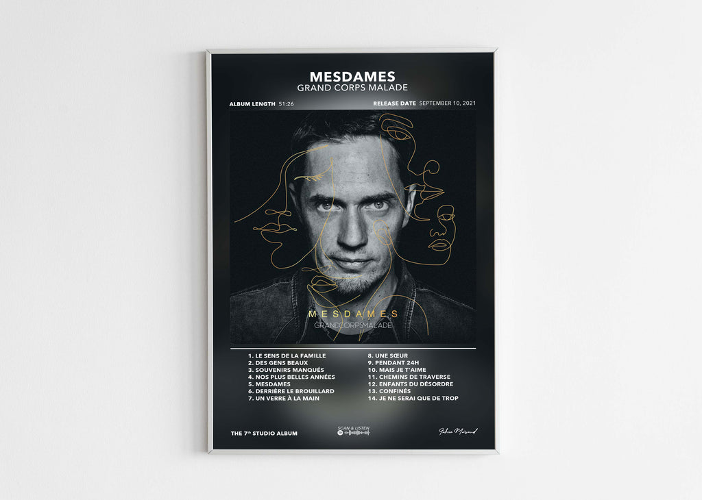 Poster Mesdames Grand Corps Malade