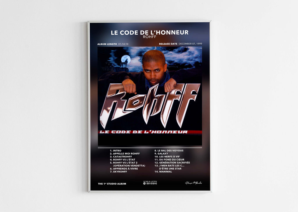 Poster Le Code De L'Honneur Rohff