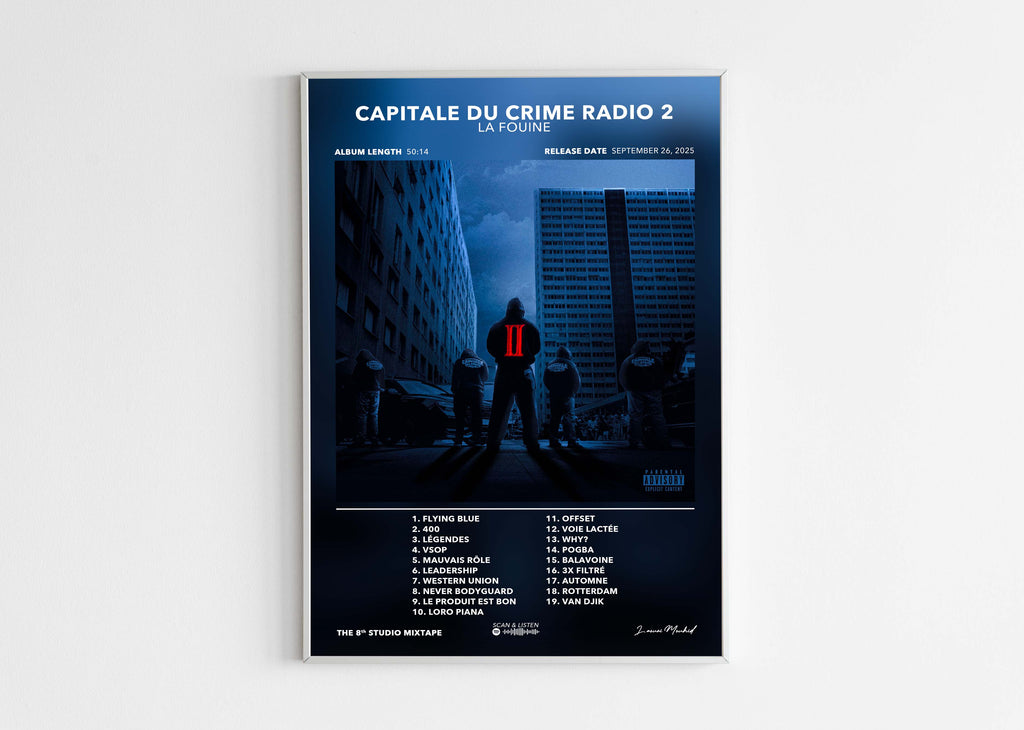 Poster Capitale Du Crime Radio 2 La Fouine