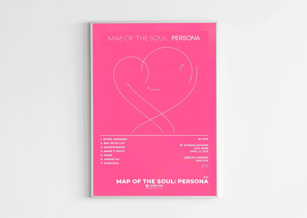 Map Of The Soul : Persona BTS Poster - Backyard
