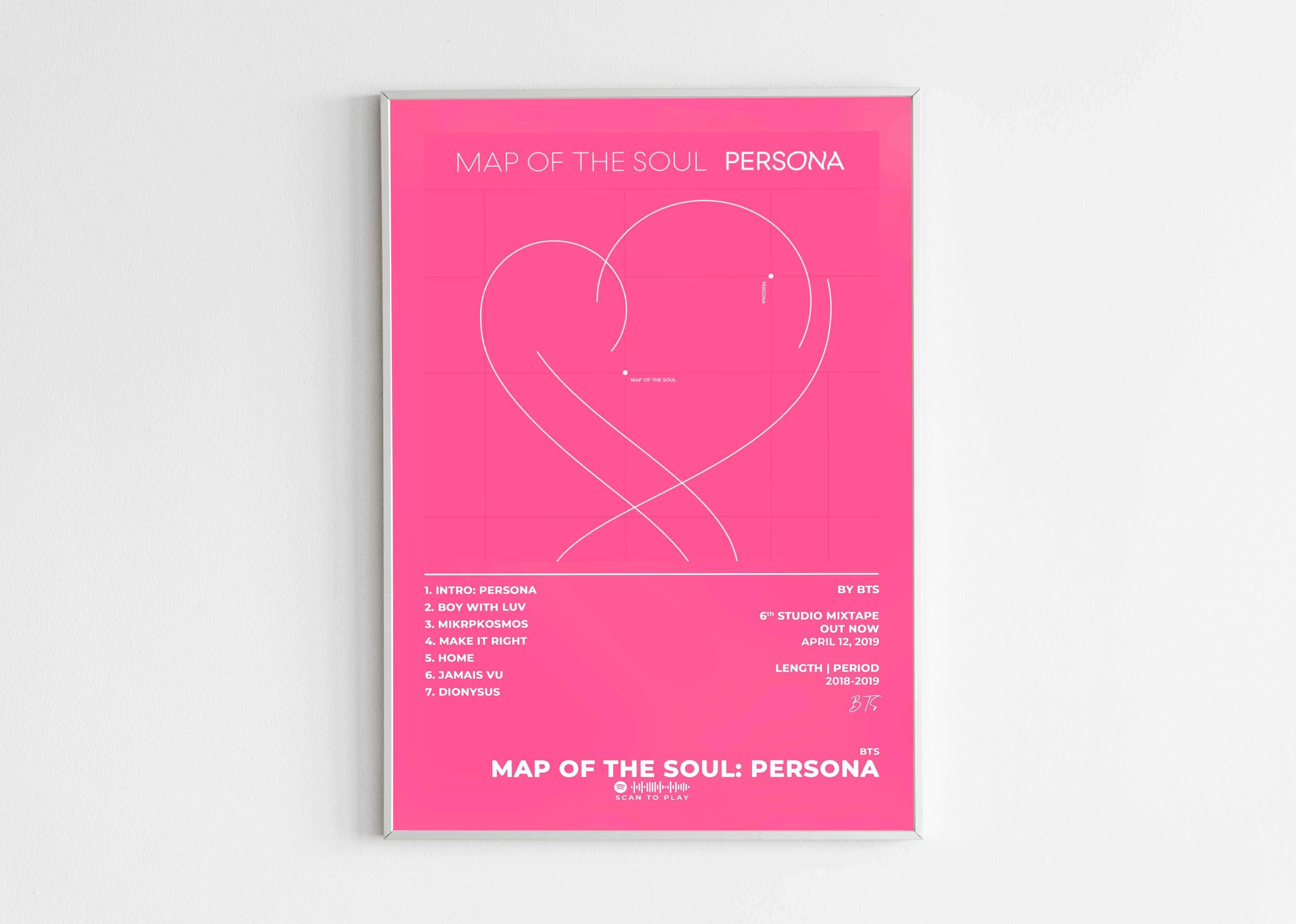 Map Of The Soul : Persona BTS Poster - Backyard