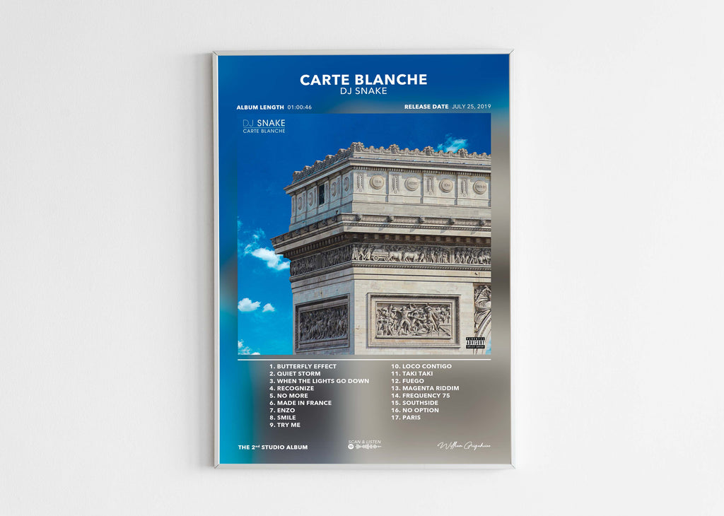 Poster Carte Blanche DJ Snake