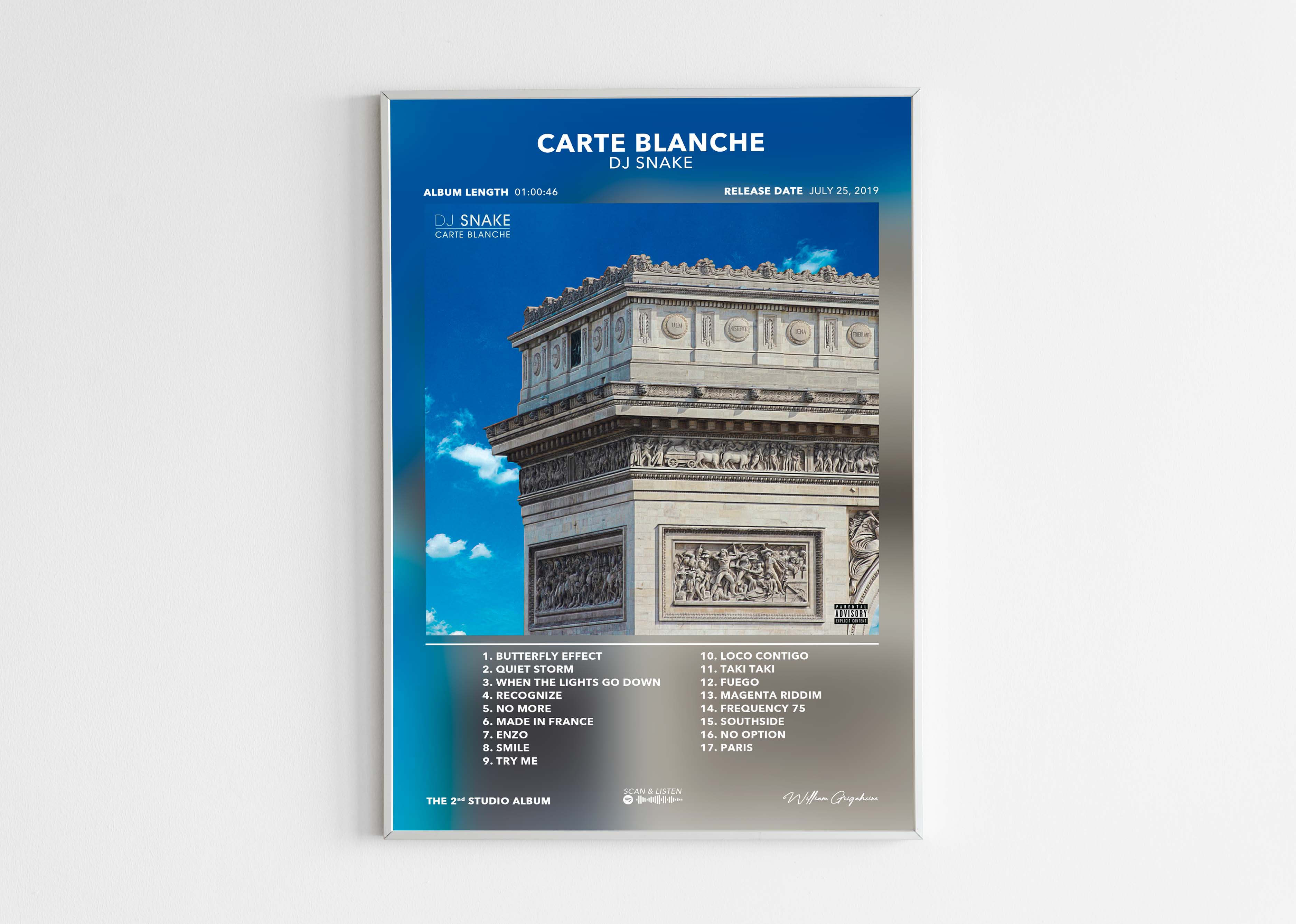 Poster Carte Blanche DJ Snake