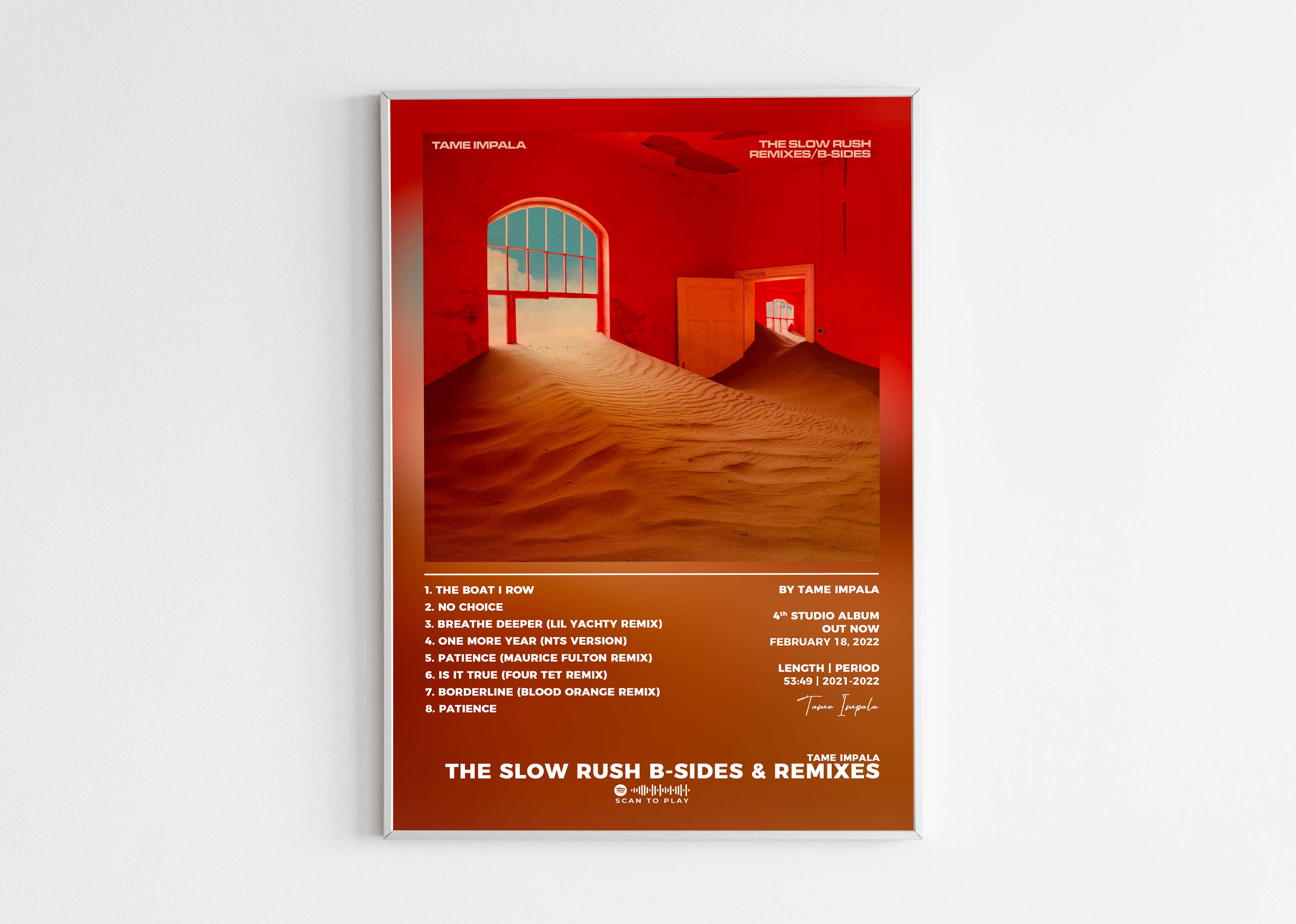 Poster The Slow Rush B-Sides & Remixes Tame Impala