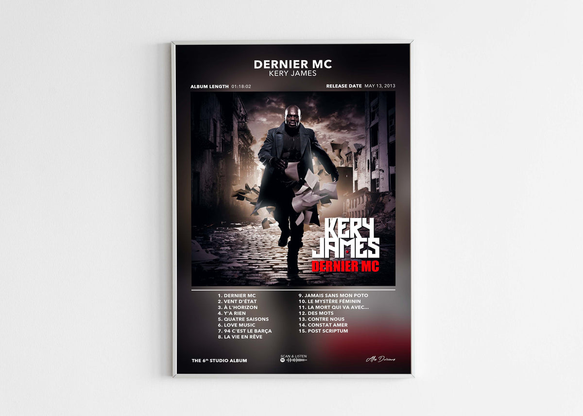 Poster Dernier MC Kery James