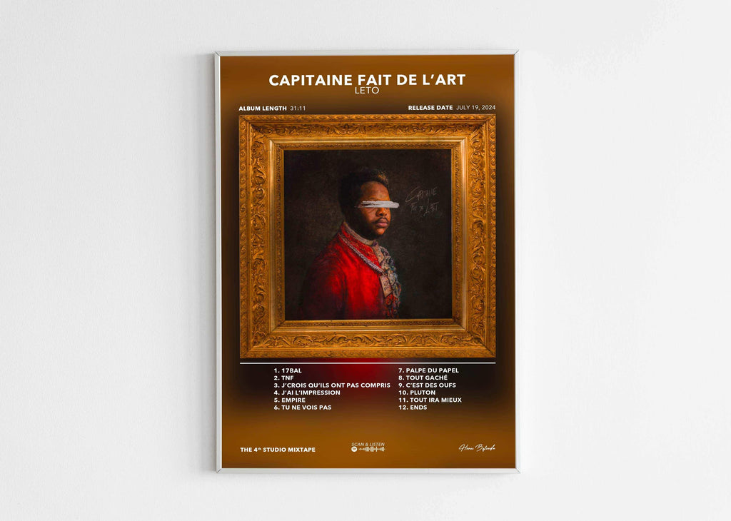 Poster Capitaine Fait De L'Art Leto - Backyard
