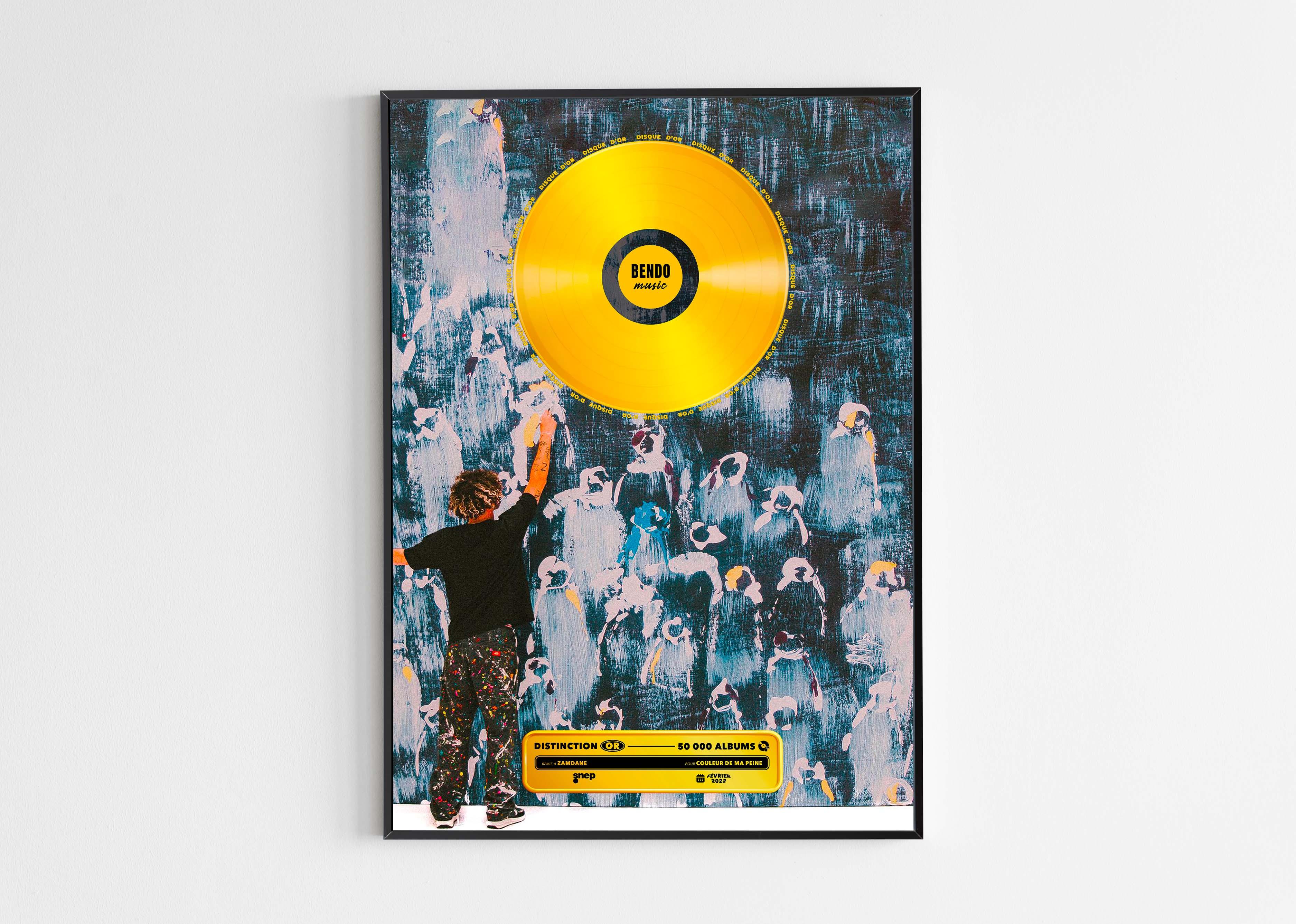 Disque D'or Couleur De Ma Peine Zamdane - Backyard