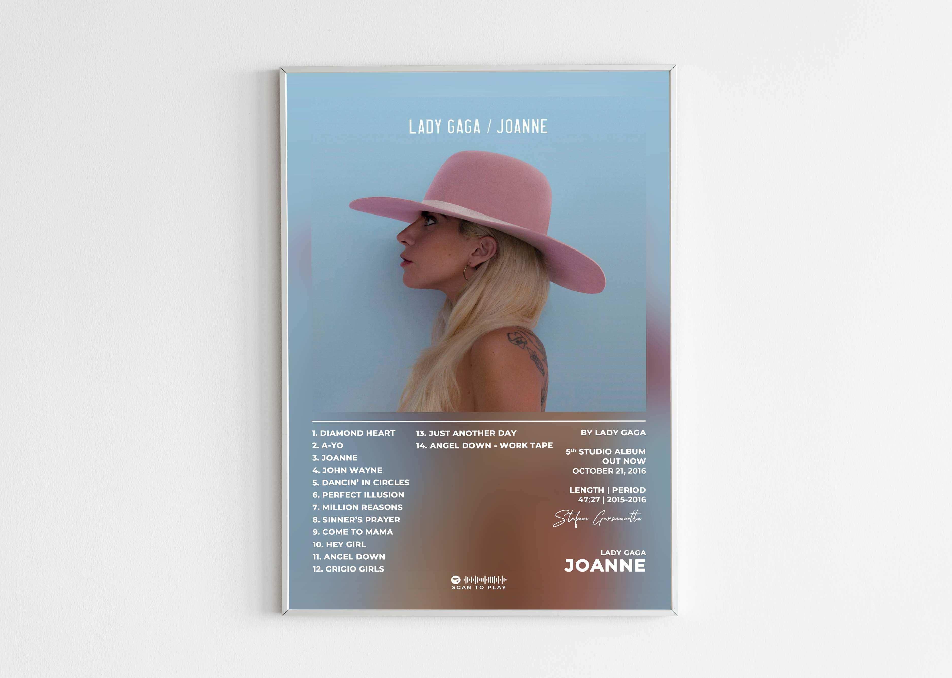Joanne Lady Gaga Poster - Backyard
