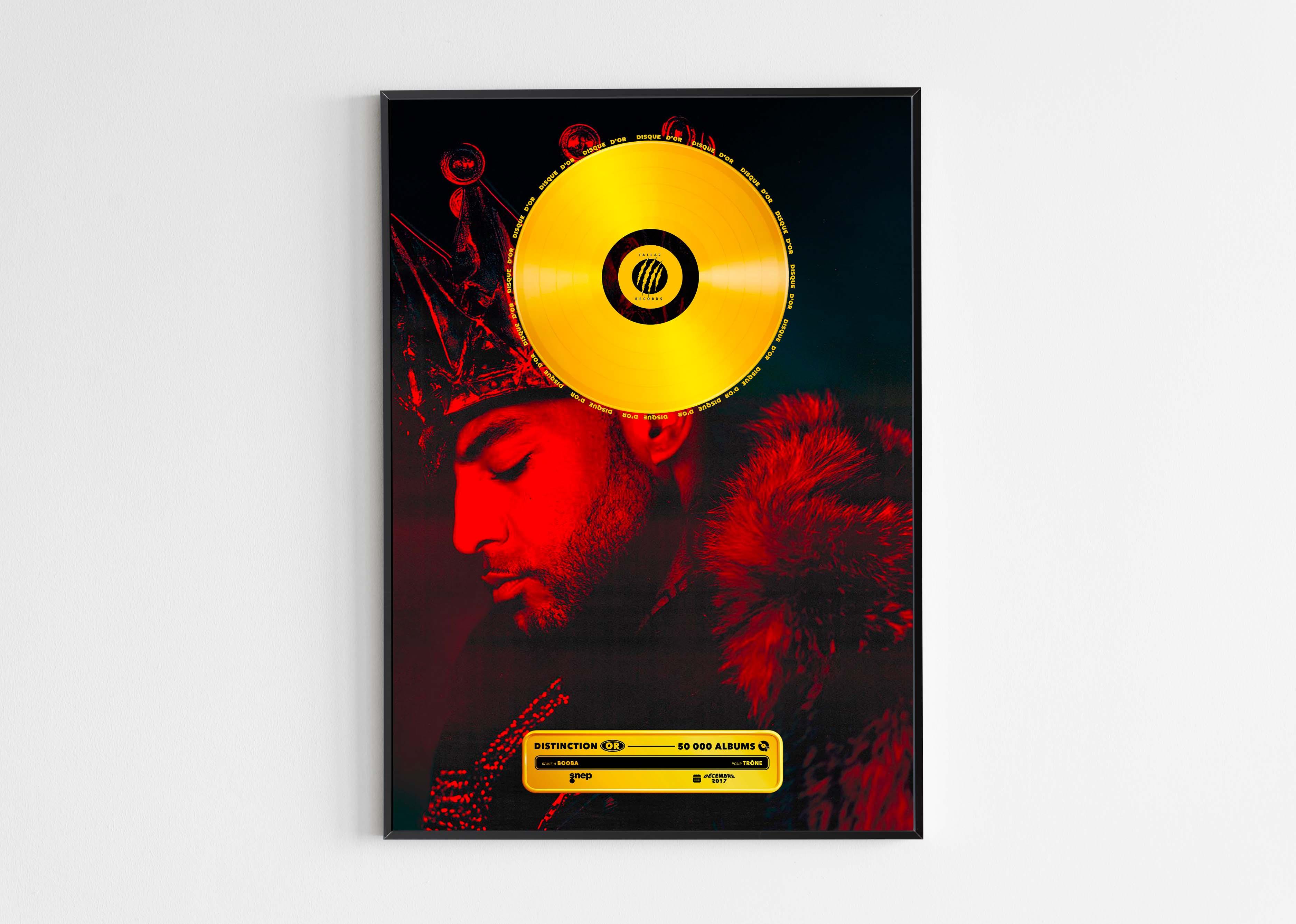 Disque D'or Trône Booba - Backyard