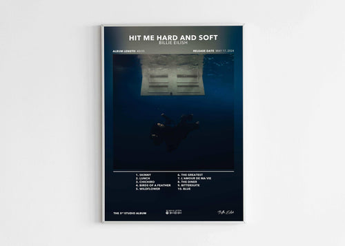 Poster Hit Me Hard And Soft Billie Eilish - Backyard