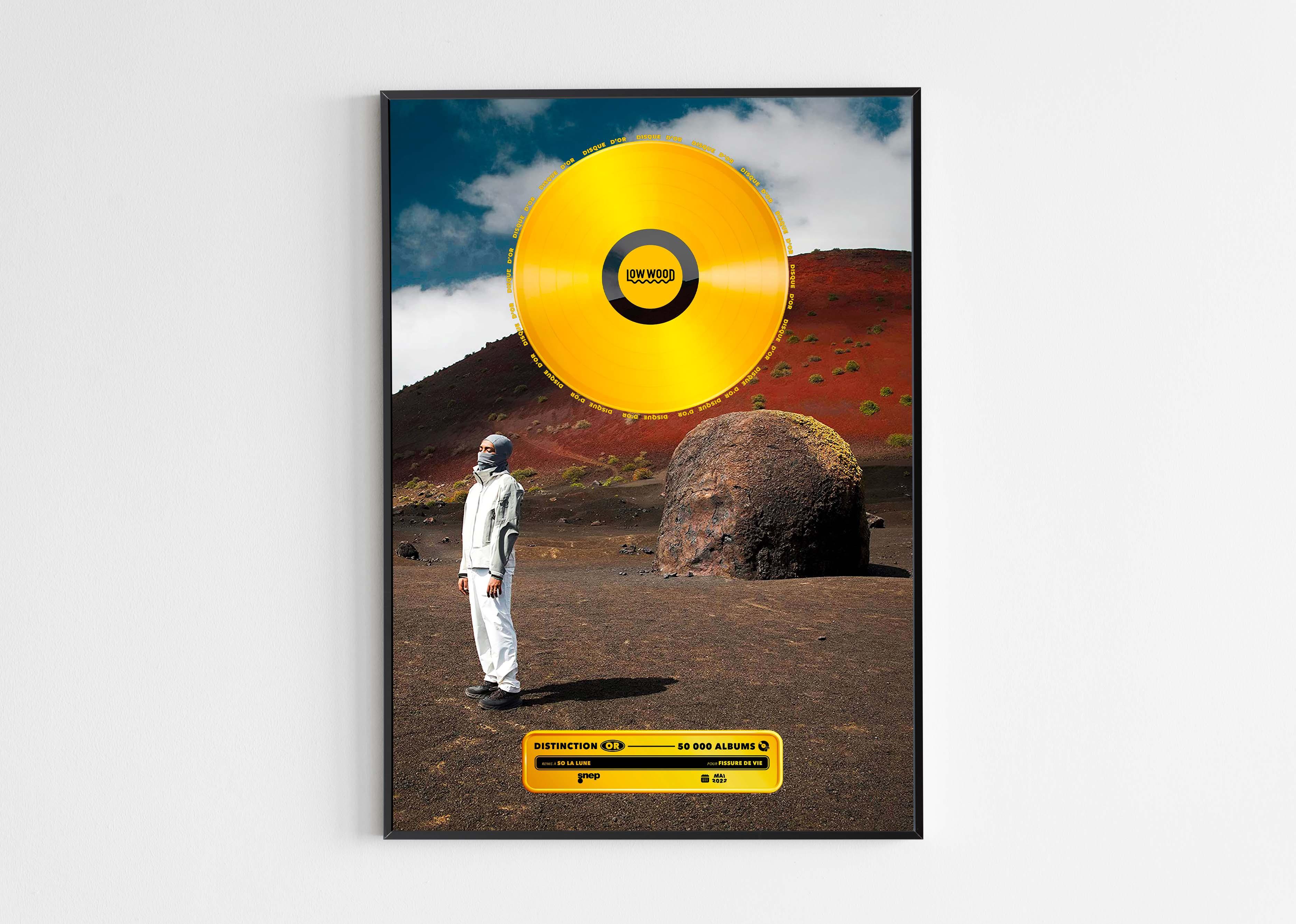 Disque D'or Fissure De Vie So La Lune - Backyard