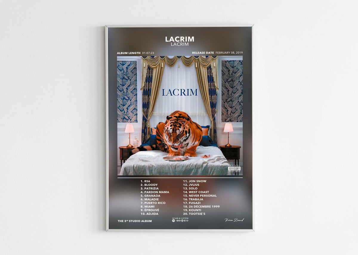 Poster Lacrim Lacrim