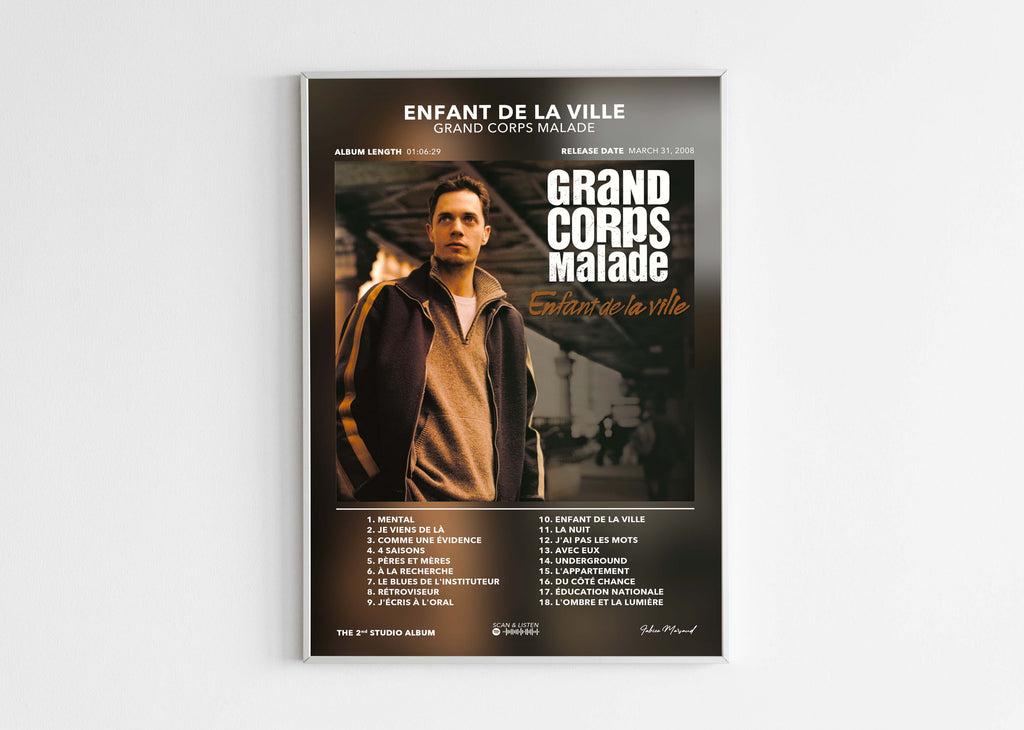 Poster Enfant De La Ville Grand Corps Malade