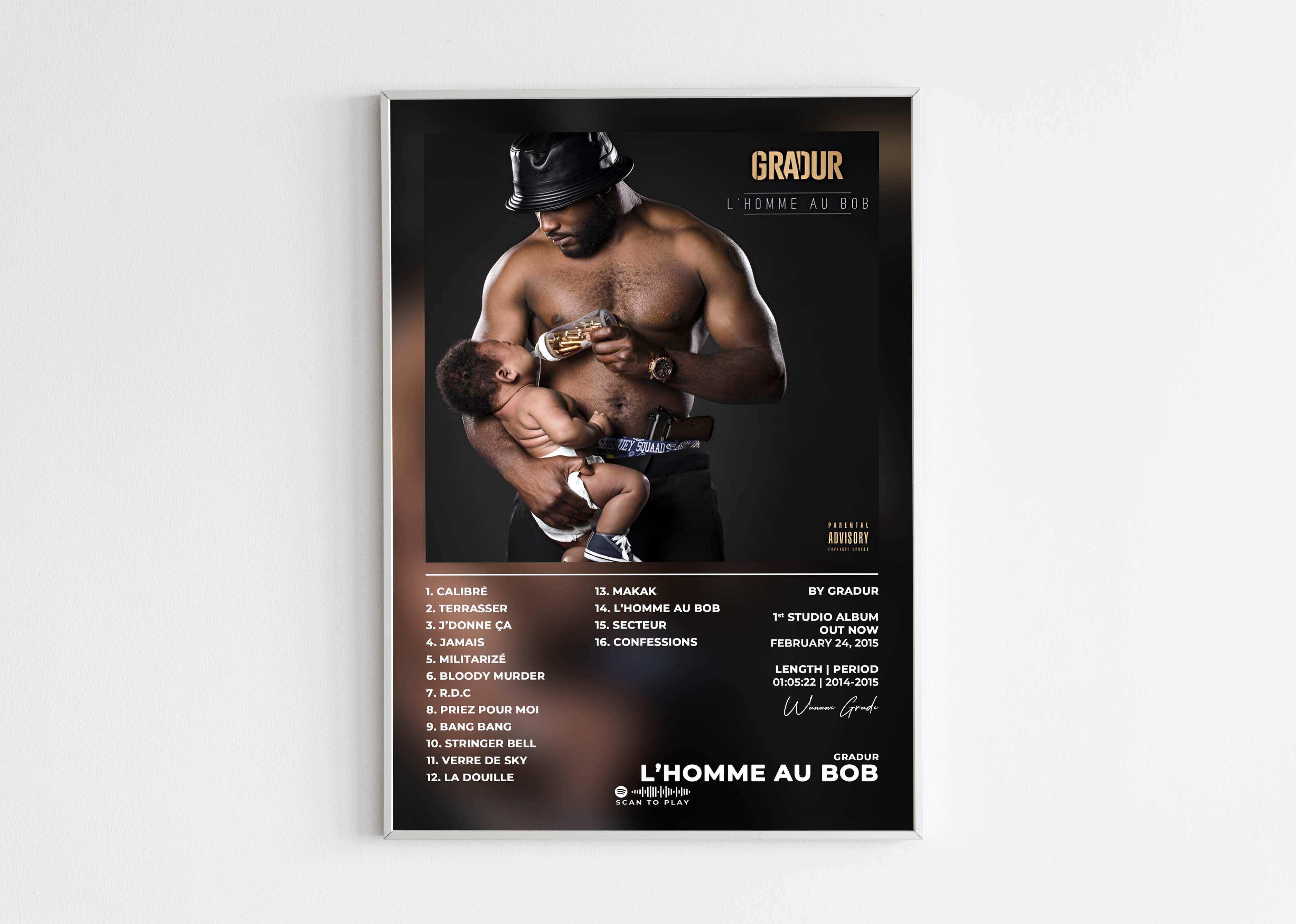 L'Homme Au Bob Gradur Poster - Backyard