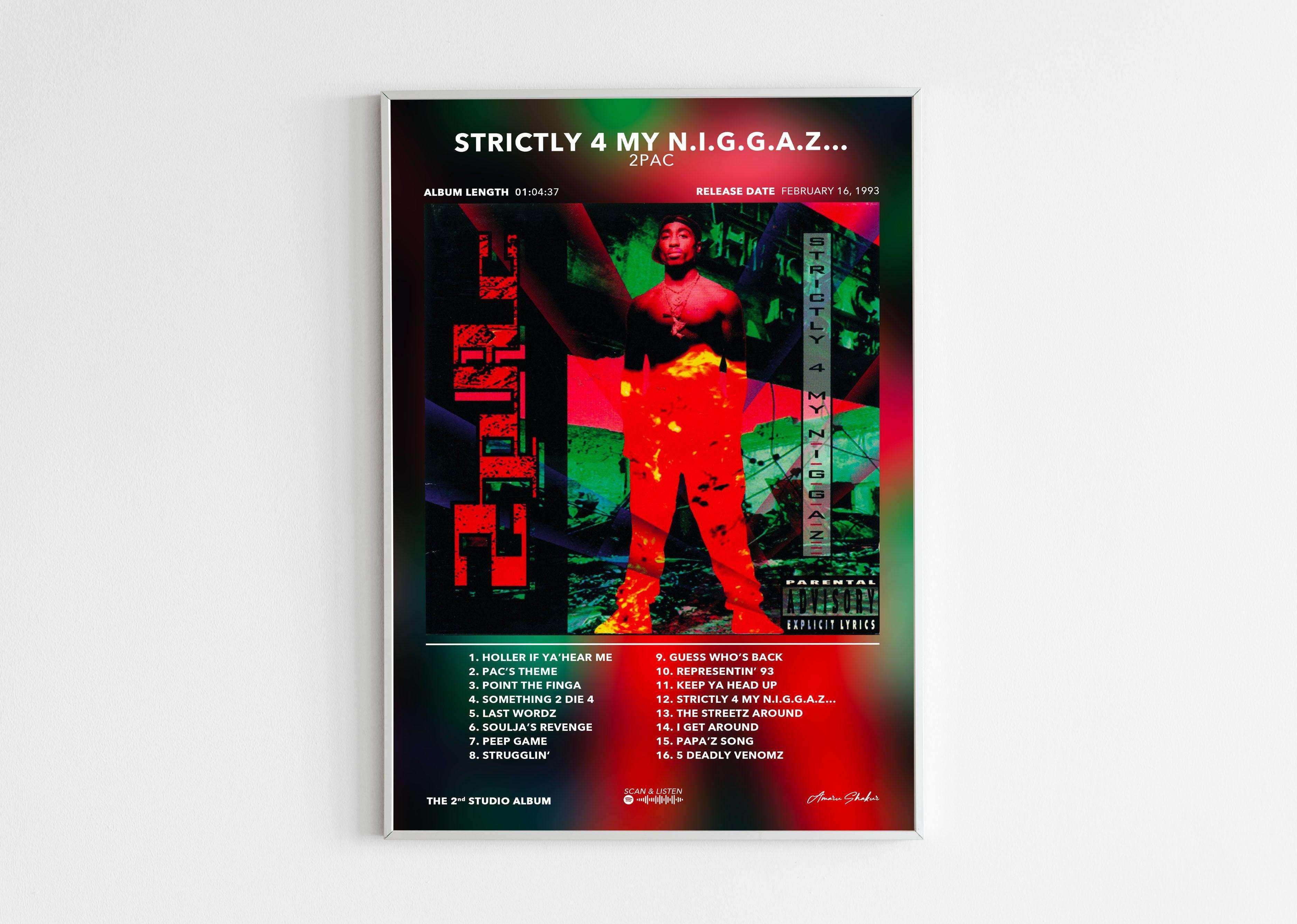 Poster Strictly 4 My Niggaz 2Pac - Backyard