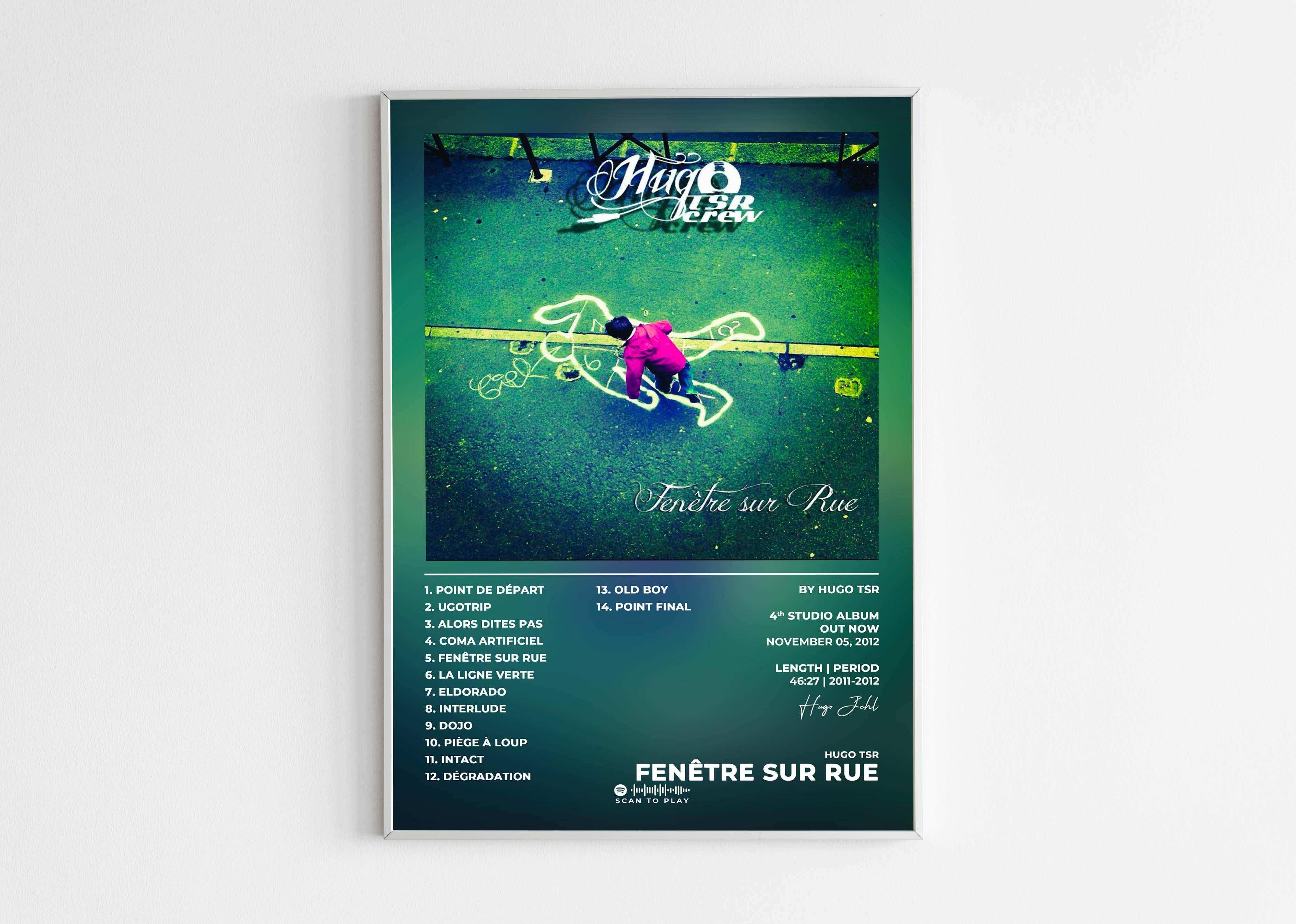 Fenêtre Sur Rue Hugo TSR Poster - Backyard