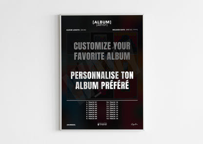 Personnalise avec ton album