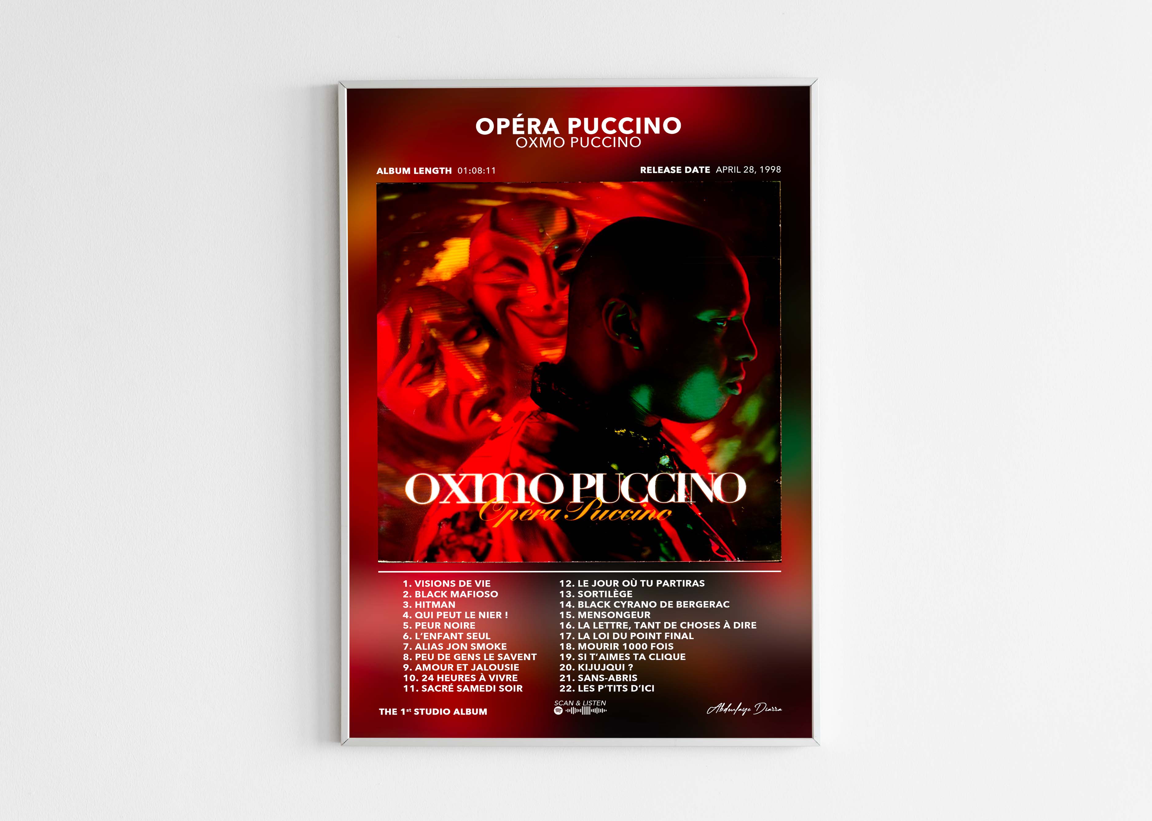 Poster Opéra Puccino Oxmo Puccino