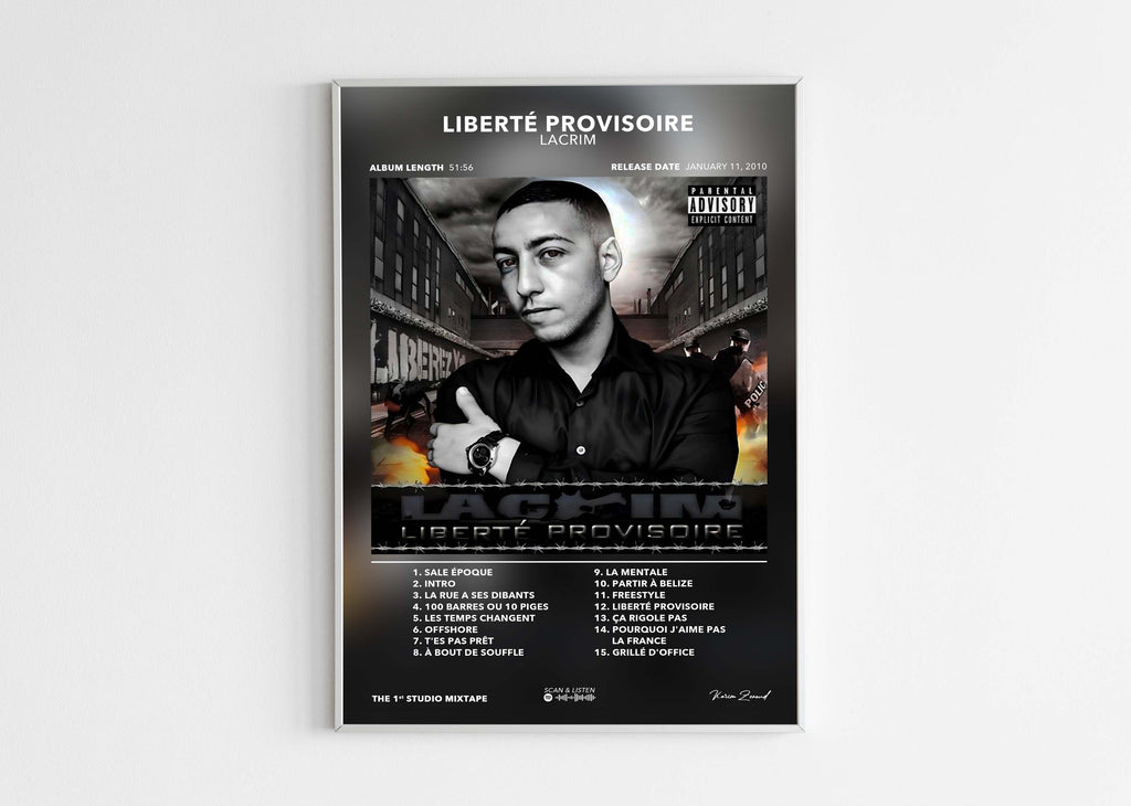 Poster Liberté Provisoire Lacrim