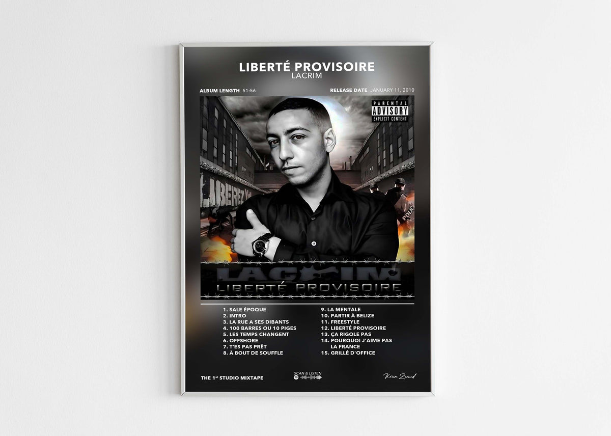 Poster Liberté Provisoire Lacrim