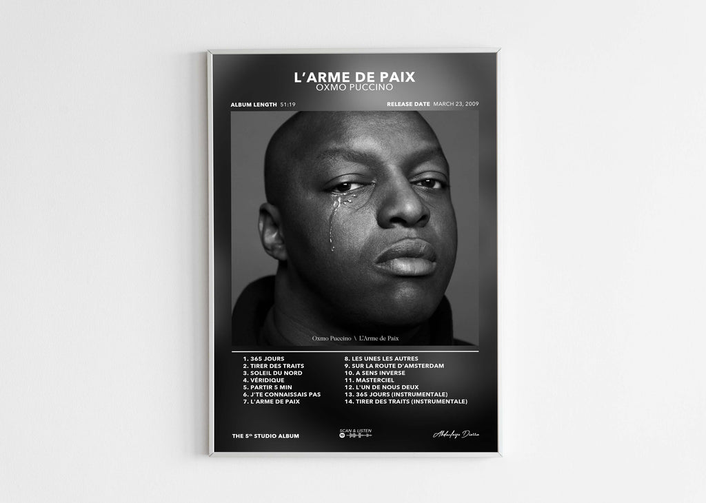 Poster L'Arme De Paix Oxmo Puccino