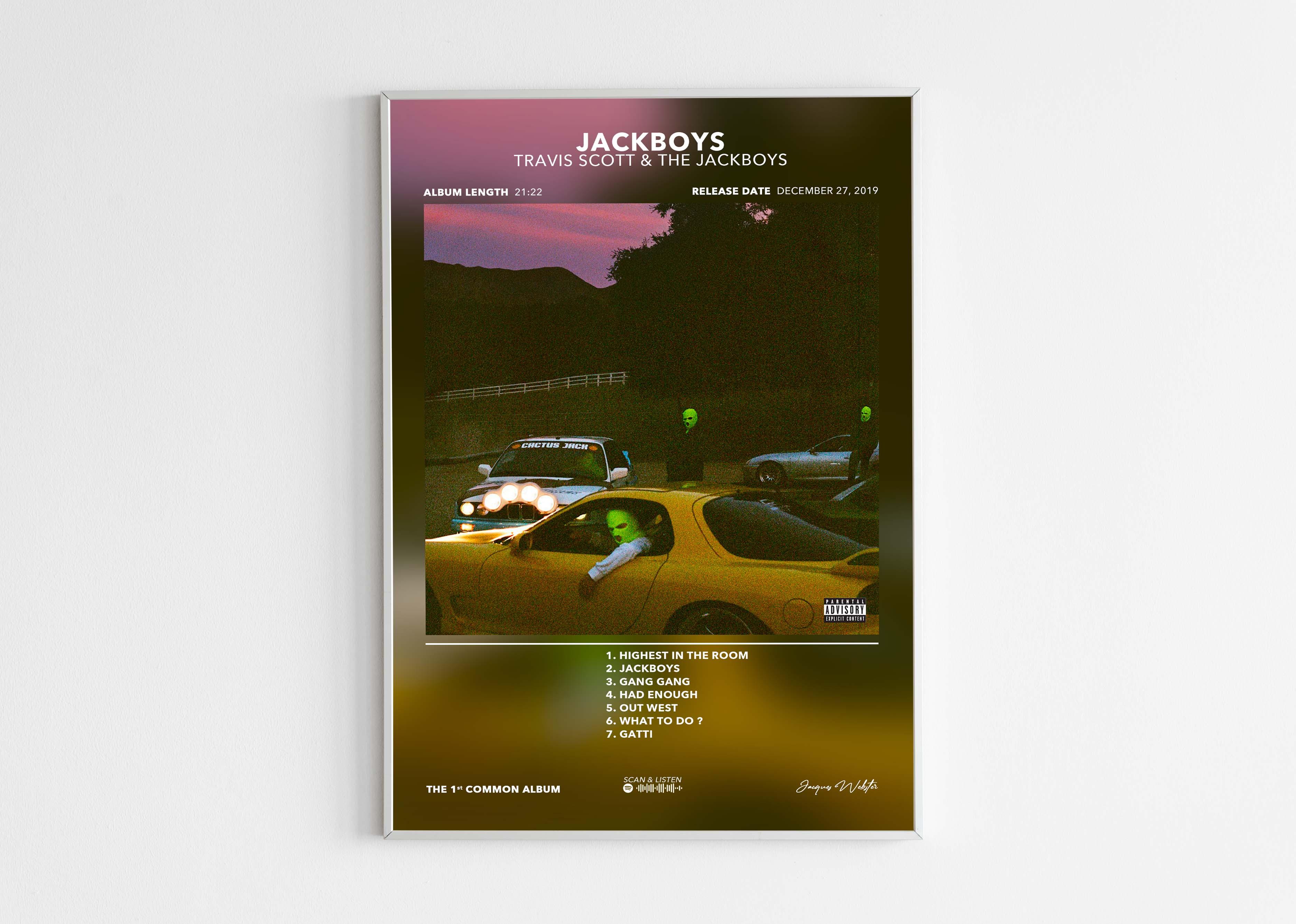 Poster Jackboys Travis Scott - Backyard