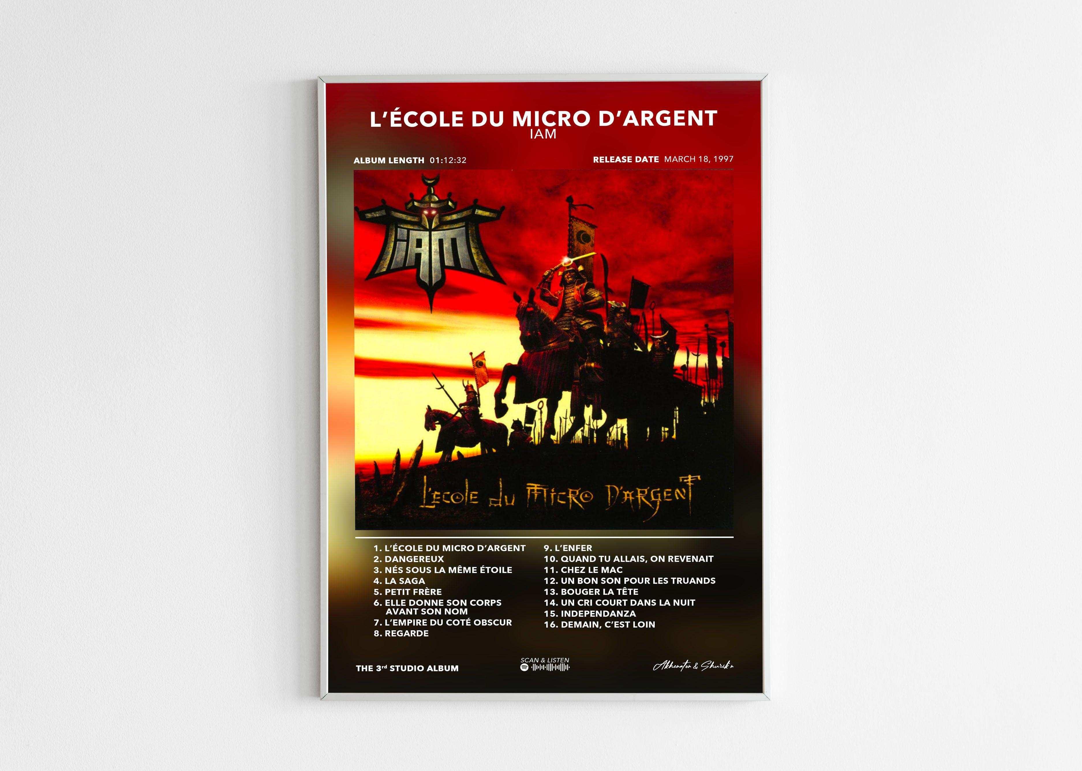 Poster L'École Du Micro D'Argent IAM - Backyard