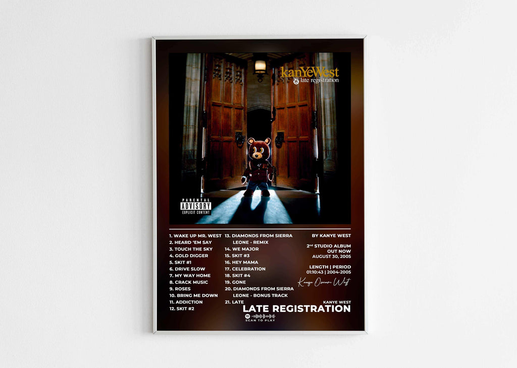 Late Registration Kanye West Poster - Backyard
